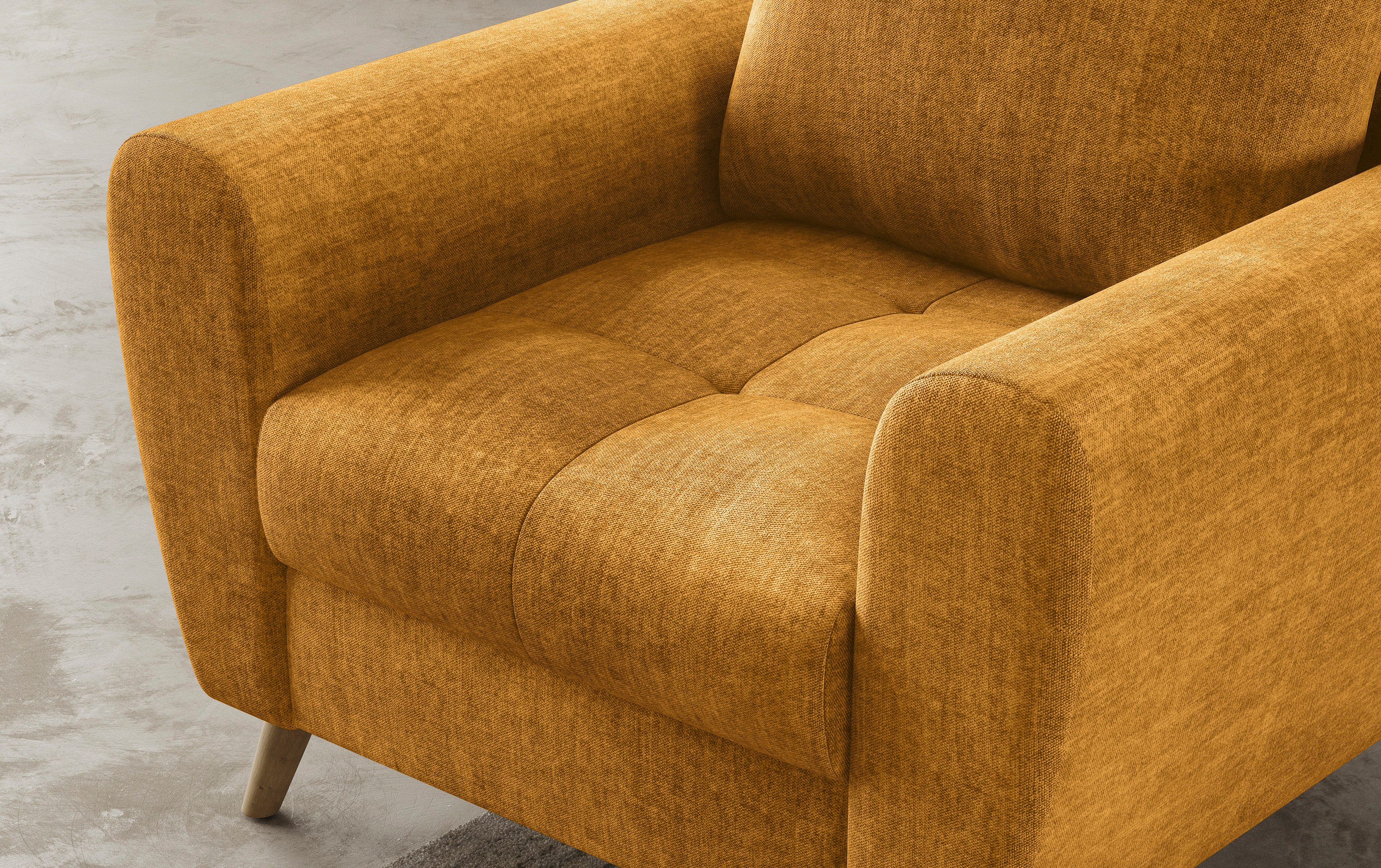 Mr. Couch Fauteuil Blackburn II Passend bij de set, met koudschuimvering tot 140 kg belastbaar
