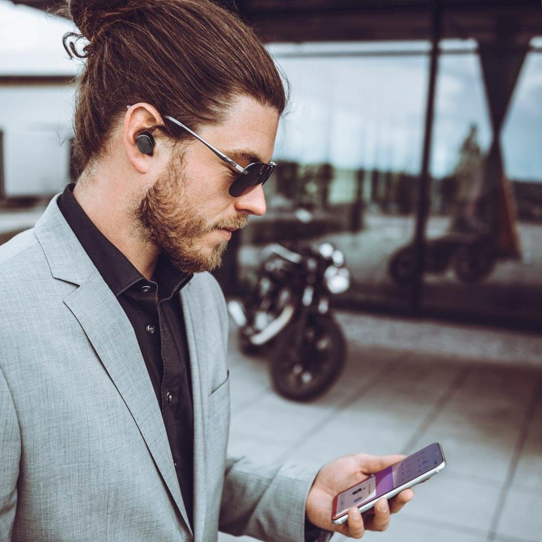 Hama Bluetooth-hoofdtelefoon Spirit pure True wireless, in-ear BT hoofdtelefoon draadloos Finger-Touch Sensor, volumeregeling, antwoordknop, stembediening