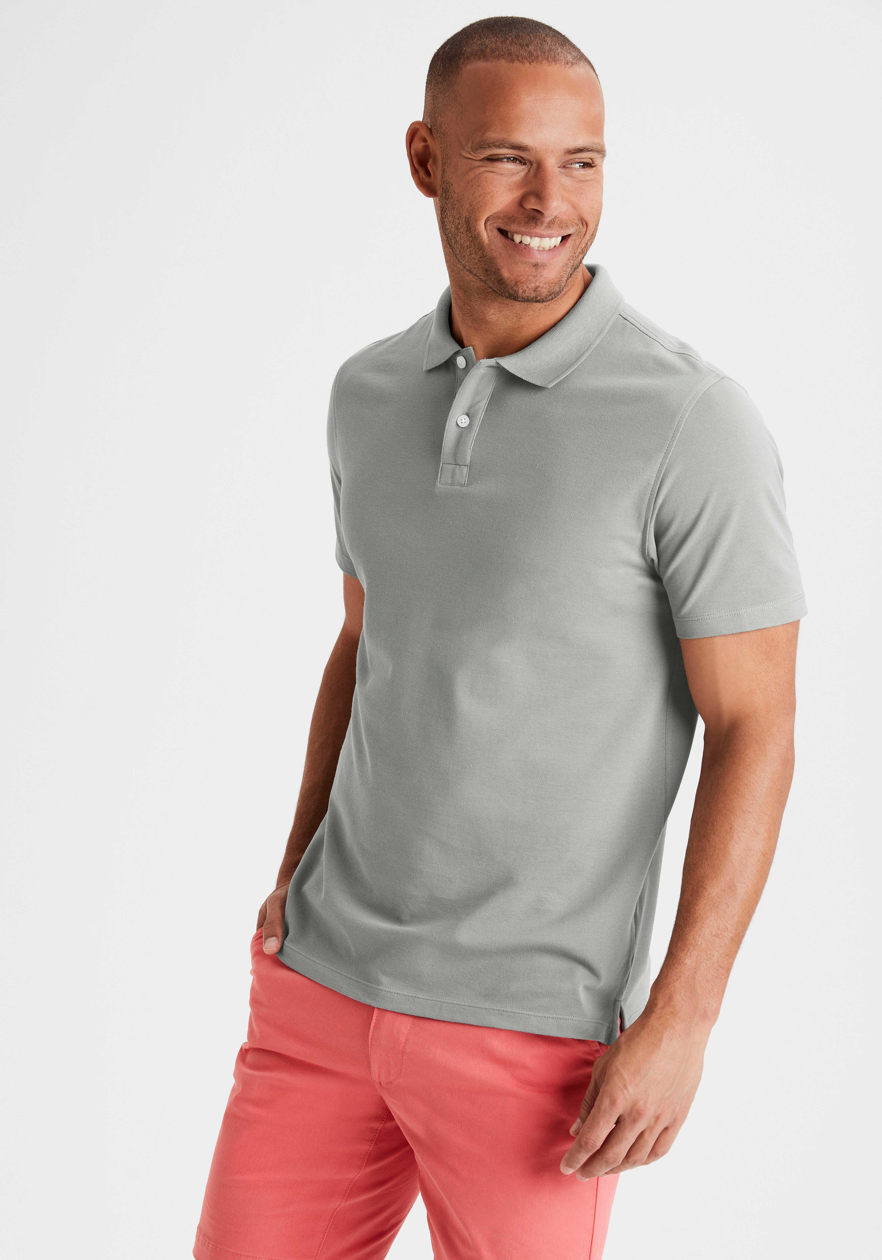 Beachtime Poloshirt Korte mouw, shirt met polokraag, katoen piqué