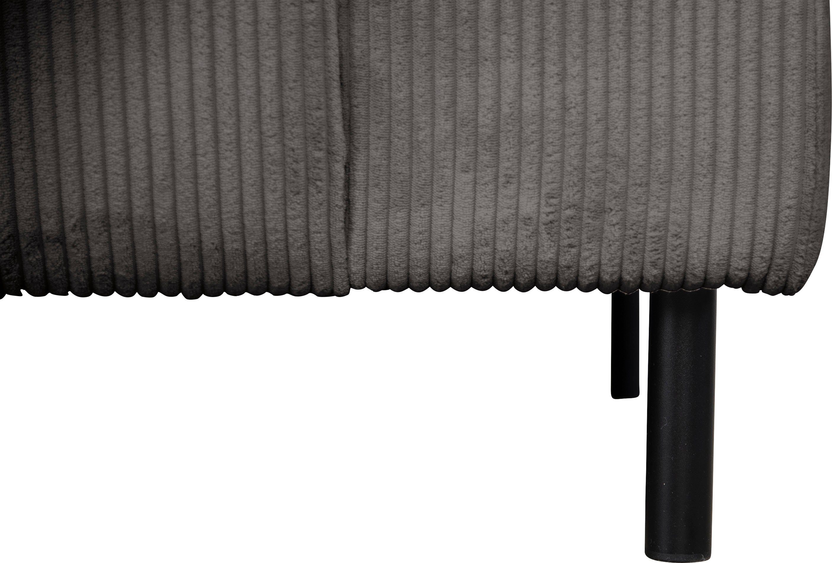 Home affaire Hoekbank ARROS L-vorm met golfondersteuning, afmetingen B/D/H: 235/163/81 cm incl. sierkussens, met recamiere rechts/links bestelbaar, ook in cord