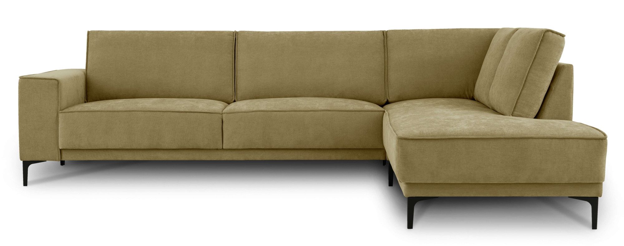 Places of Style Hoekbank Oland, structuur, platweefsel, luxe microvezel, bouclé