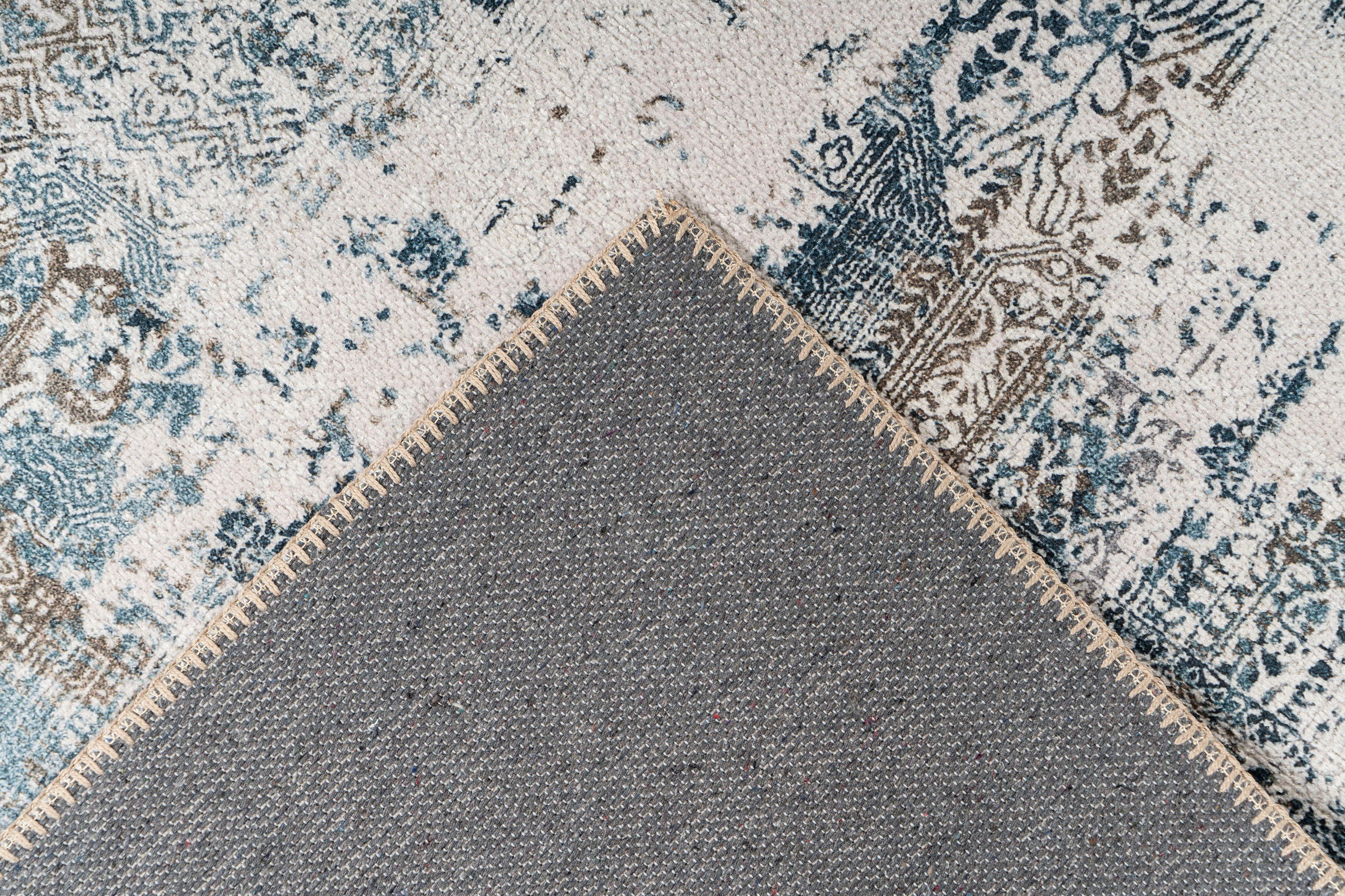 me gusta Vloerkleed Faye 1025 Platte stof, bedrukt motief, woonkamer, eetkamer