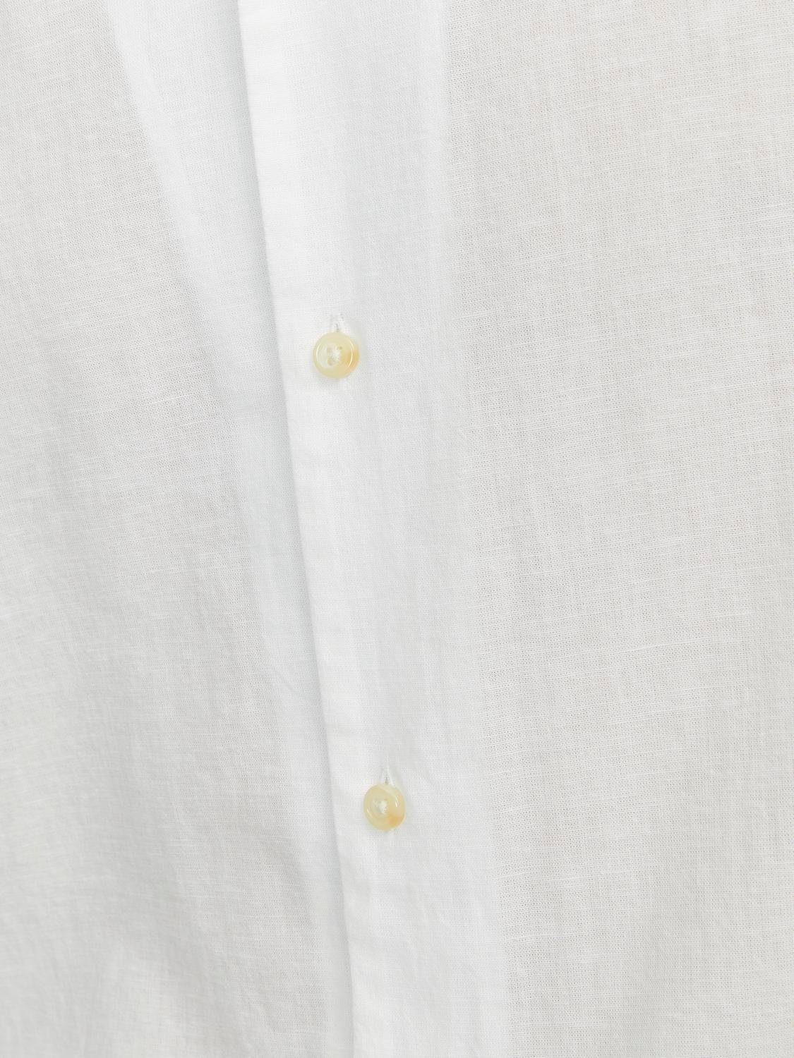 Jack & Jones Overhemd met korte mouwen JJESUMMER RESORT LINEN BLEND SHIRT SS SN