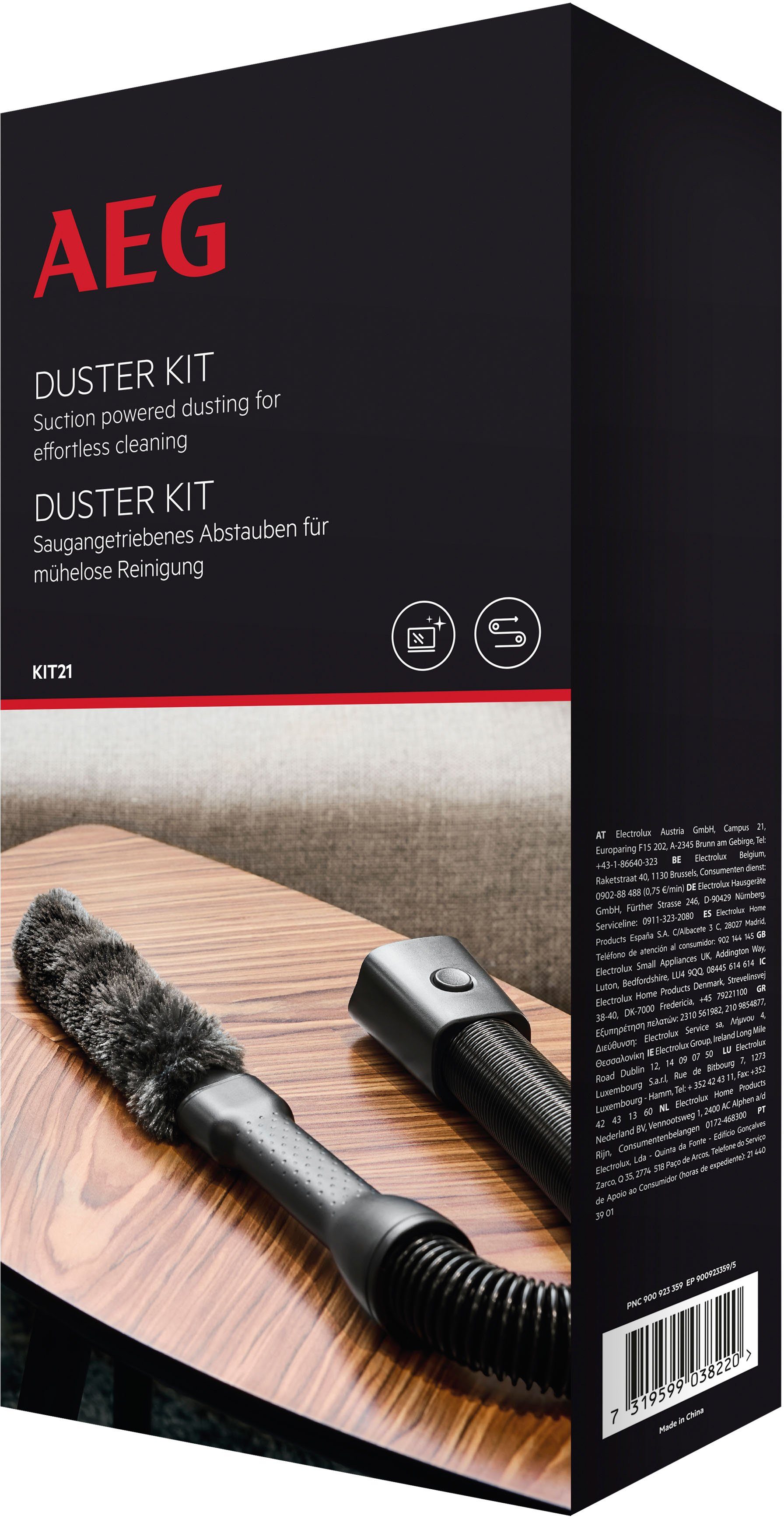 AEG Mondstukset voor stofzuiger AKIT21 elastische zuigslang (58-120 cm) (set)