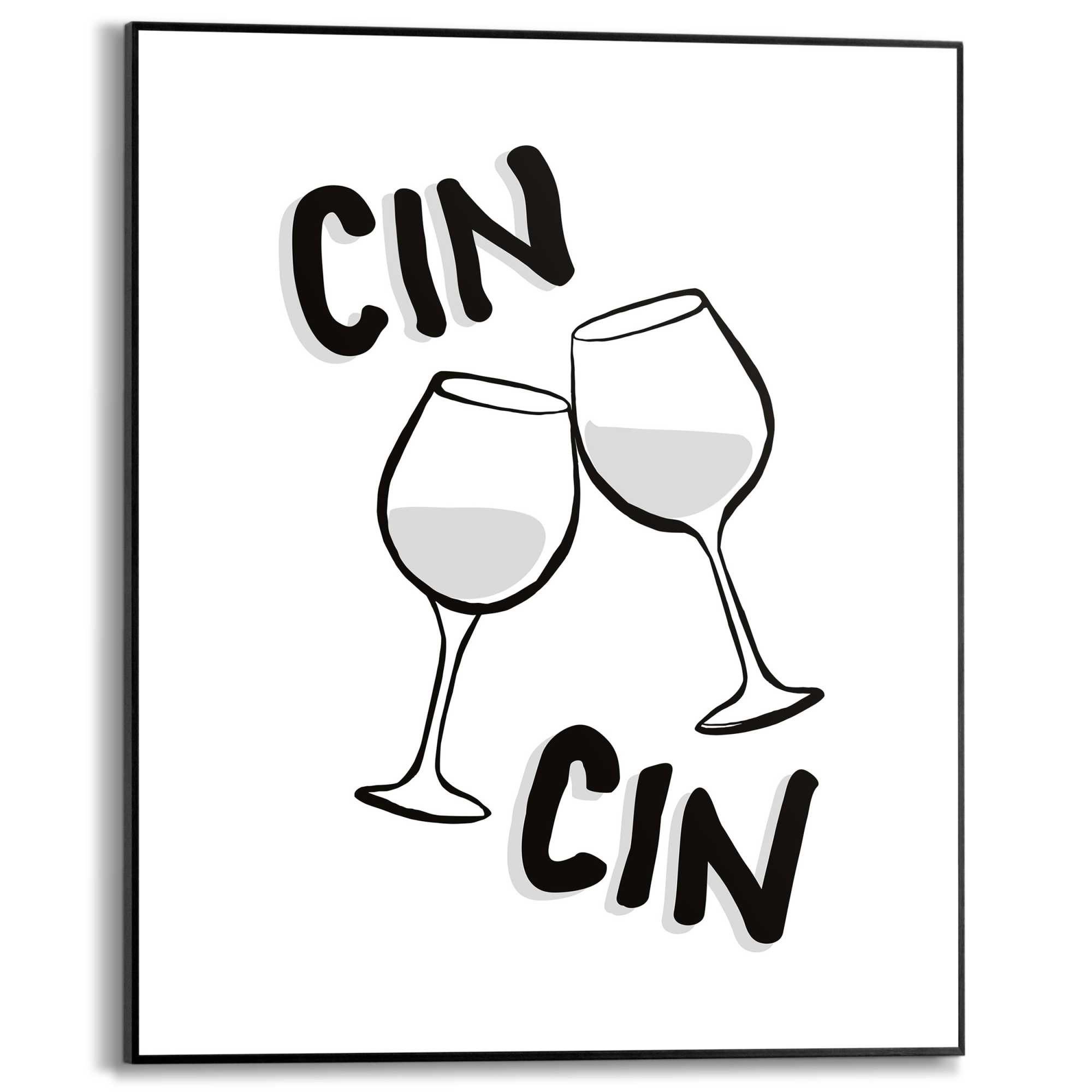 Reinders! Artprint met lijst Cin Cin
