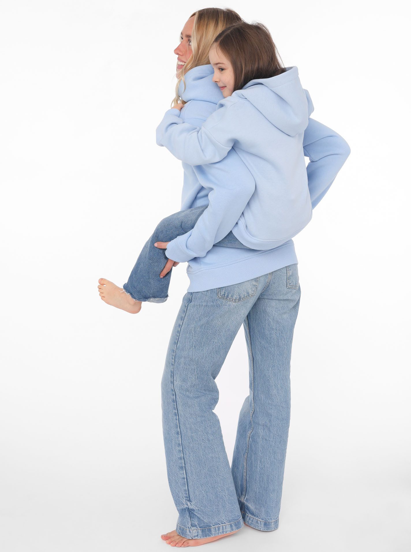Zwillingsherz Hoodie "Nicki" met mini me-stijl voor moeders & dochters