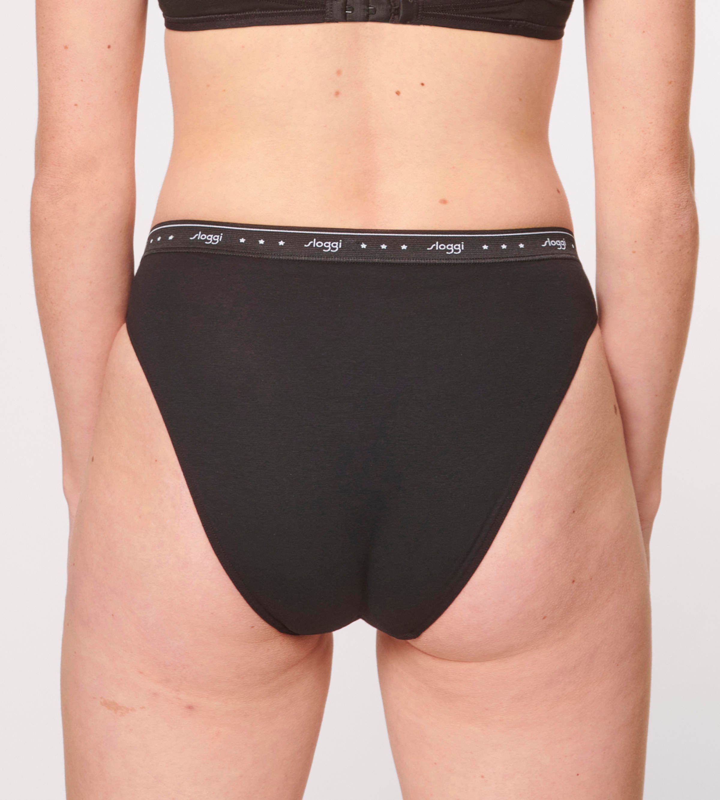 Sloggi Tai slip 24/7 100 Tai 3P elastische band met sloggi-logo-inscriptie (Set van 3)