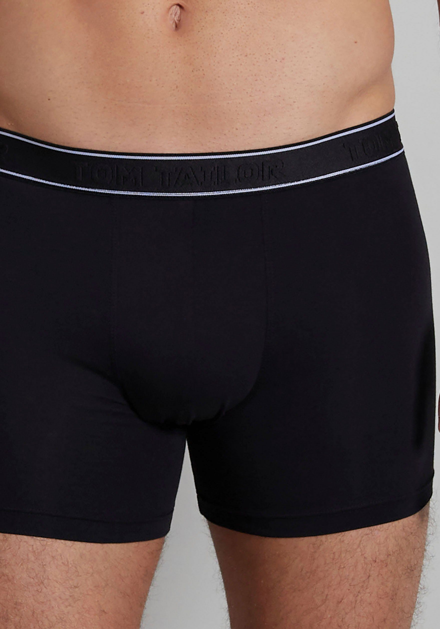 Tom Tailor Lange onderbroek Vancouver met aangename materiaalmix (2 stuks)
