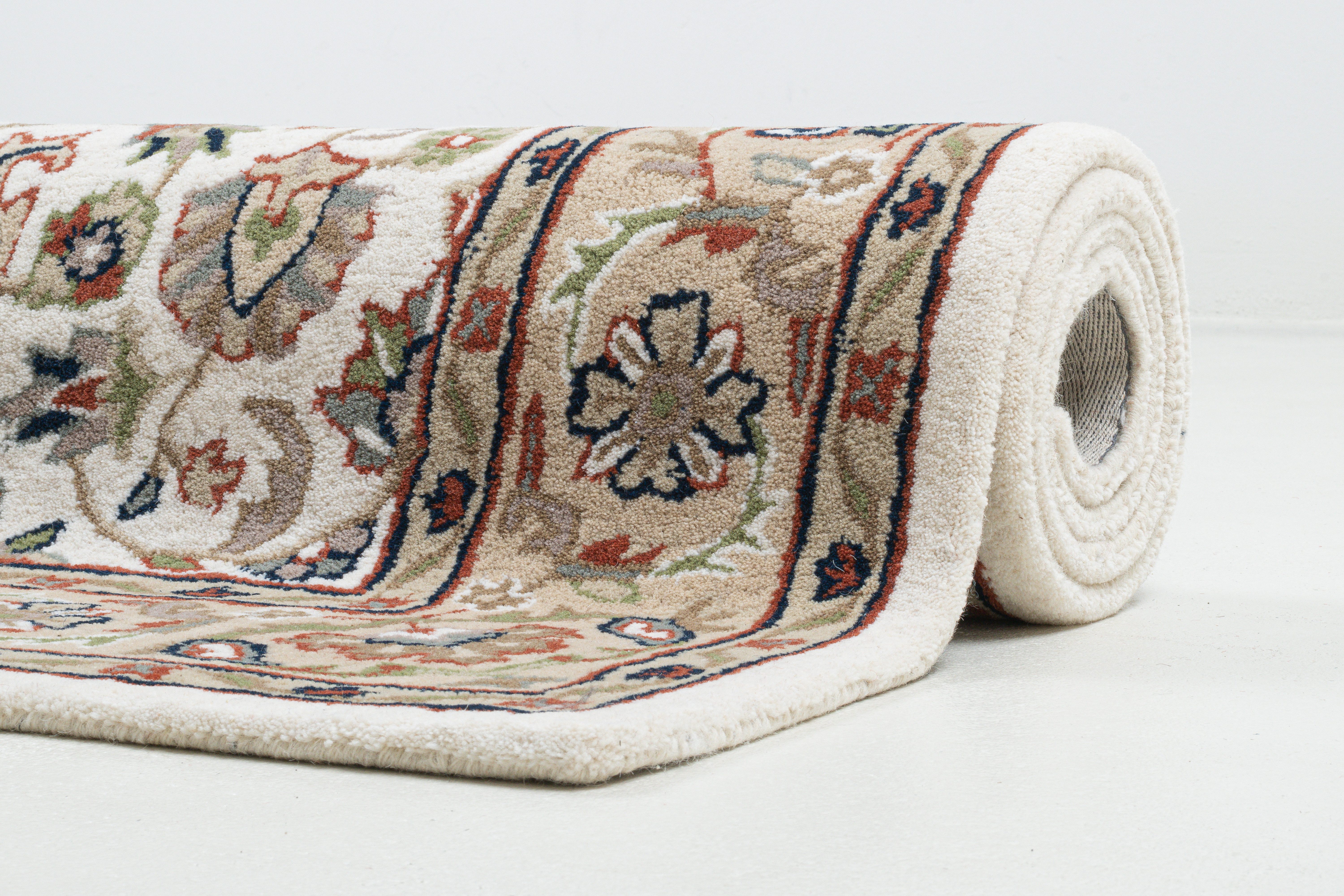 THEKO Wollen kleed Royal Orient Isfahan handgetufted, oosterse uitstraling, 100% wol