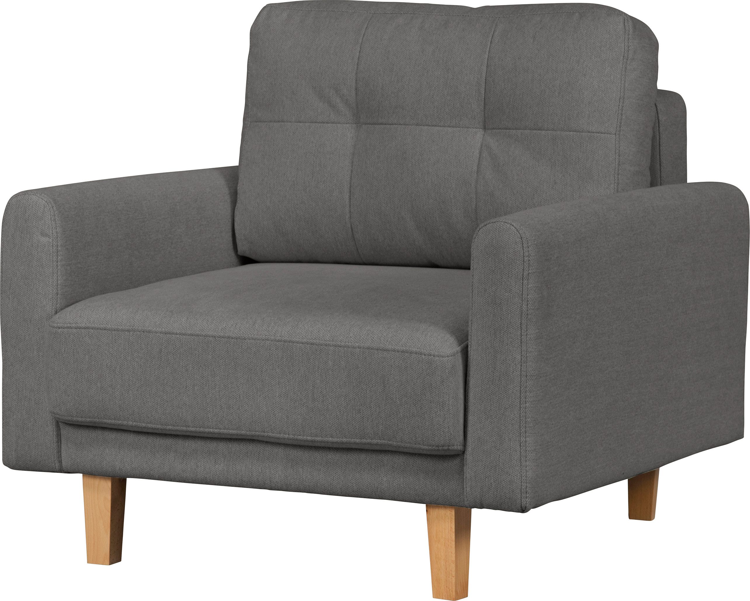 Home affaire Fauteuil TRIPLO relaxstoel met golfondersteuning, afmetingen B/D/H: 95/100/89 cm