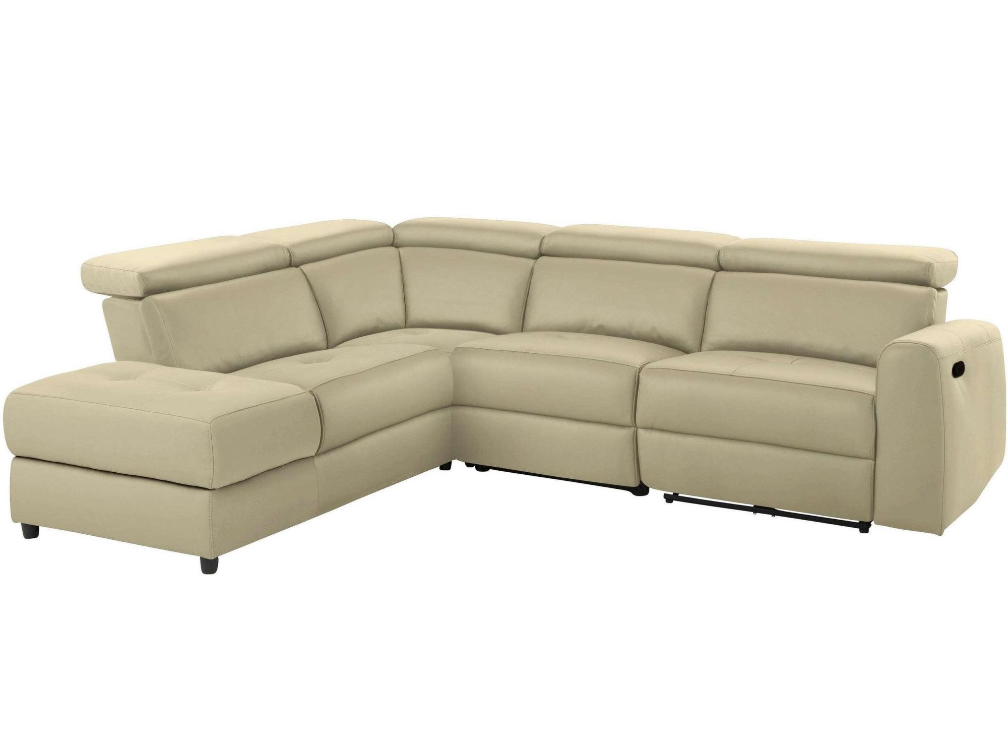Home affaire Hoekbank Sentrano, L-vorm, 273 cm, man. of electr. relaxfunctie en usb/kopverstelling