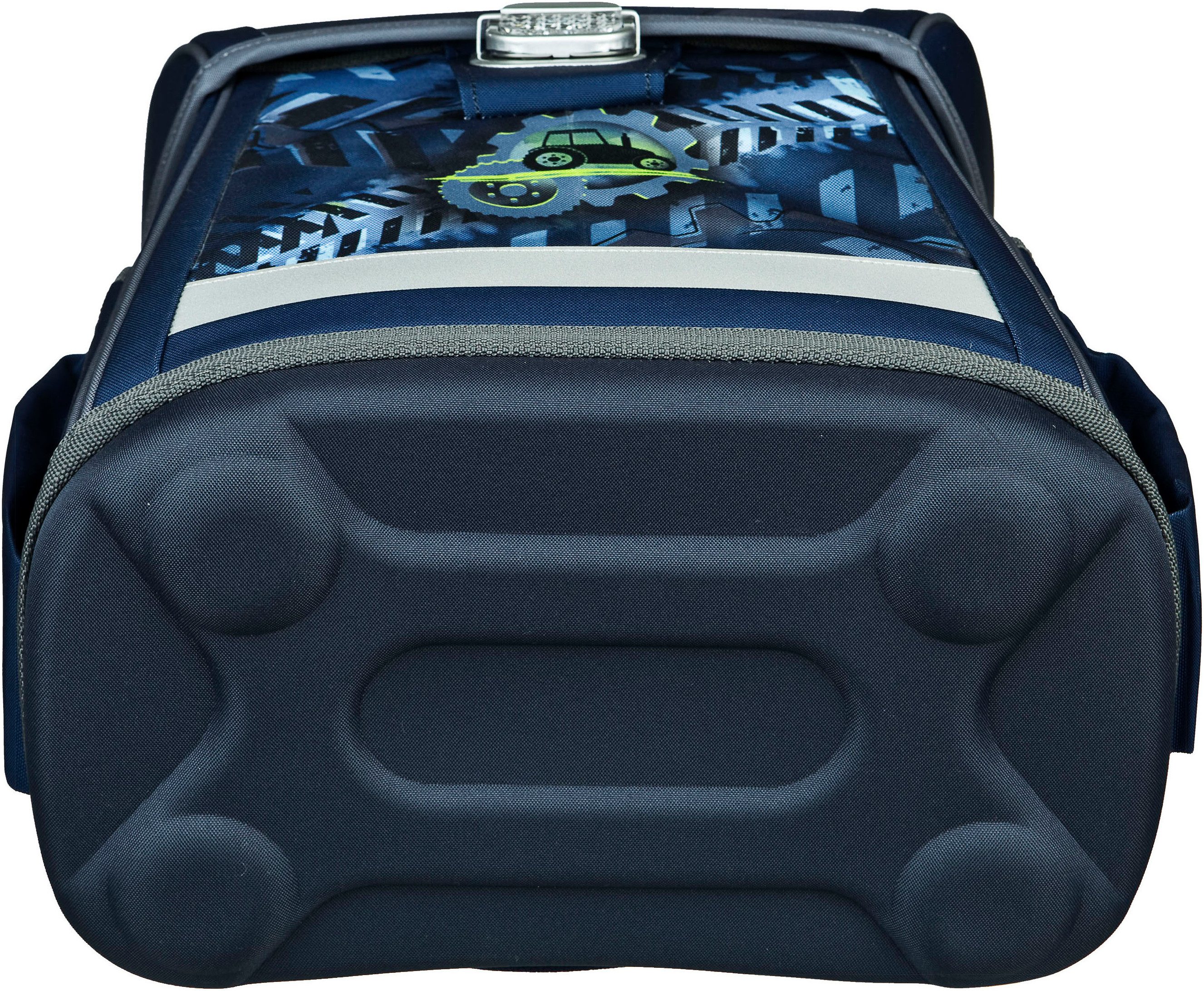 UNDERCOVER Schooltas Curve, Tractor (set, 4-delig, Schooltas, pennenetui, gymtas, portemonnee)