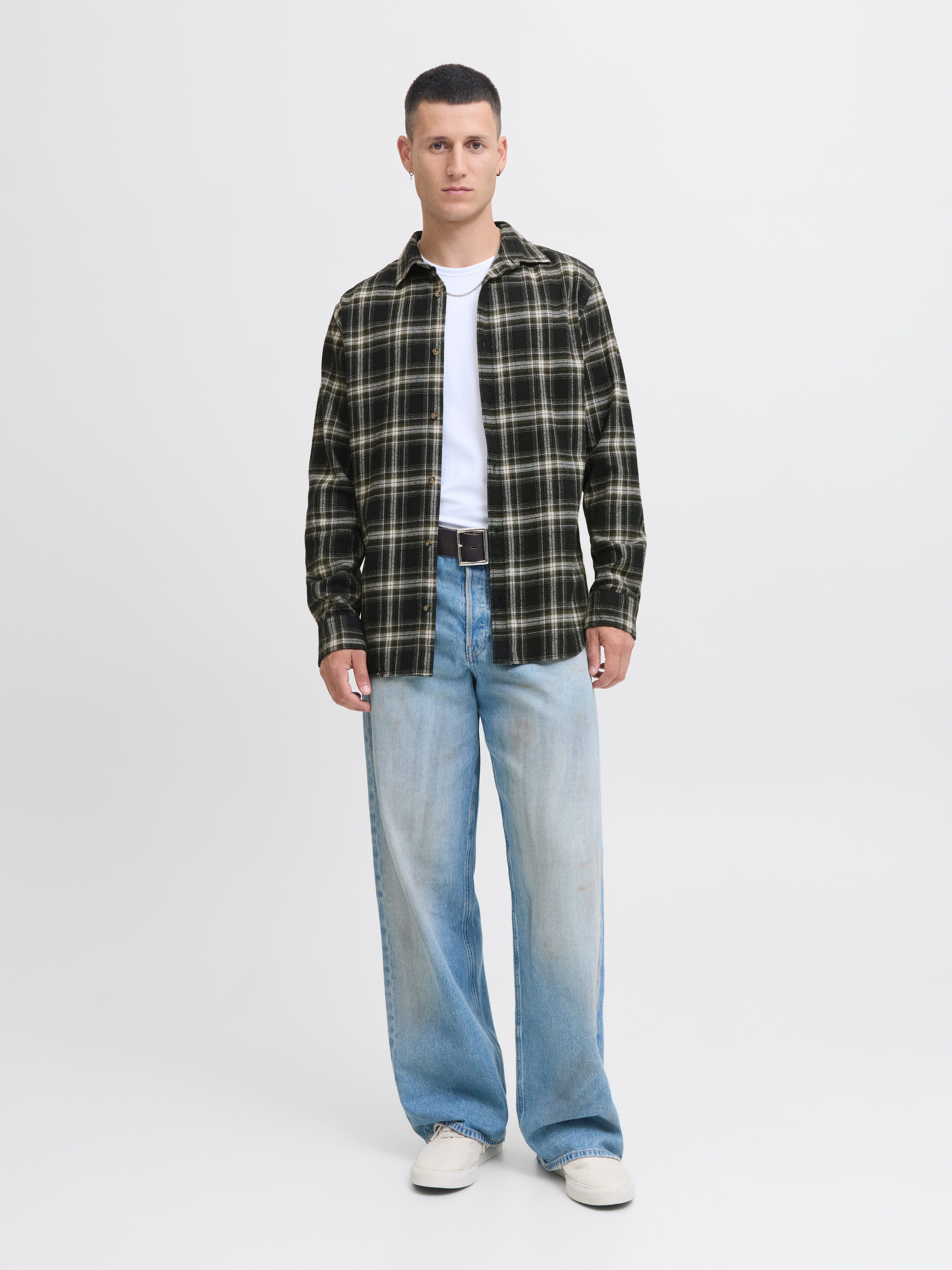 Jack & Jones Overhemd met lange mouwen JJJOSHUA CHECK SHIRT LS