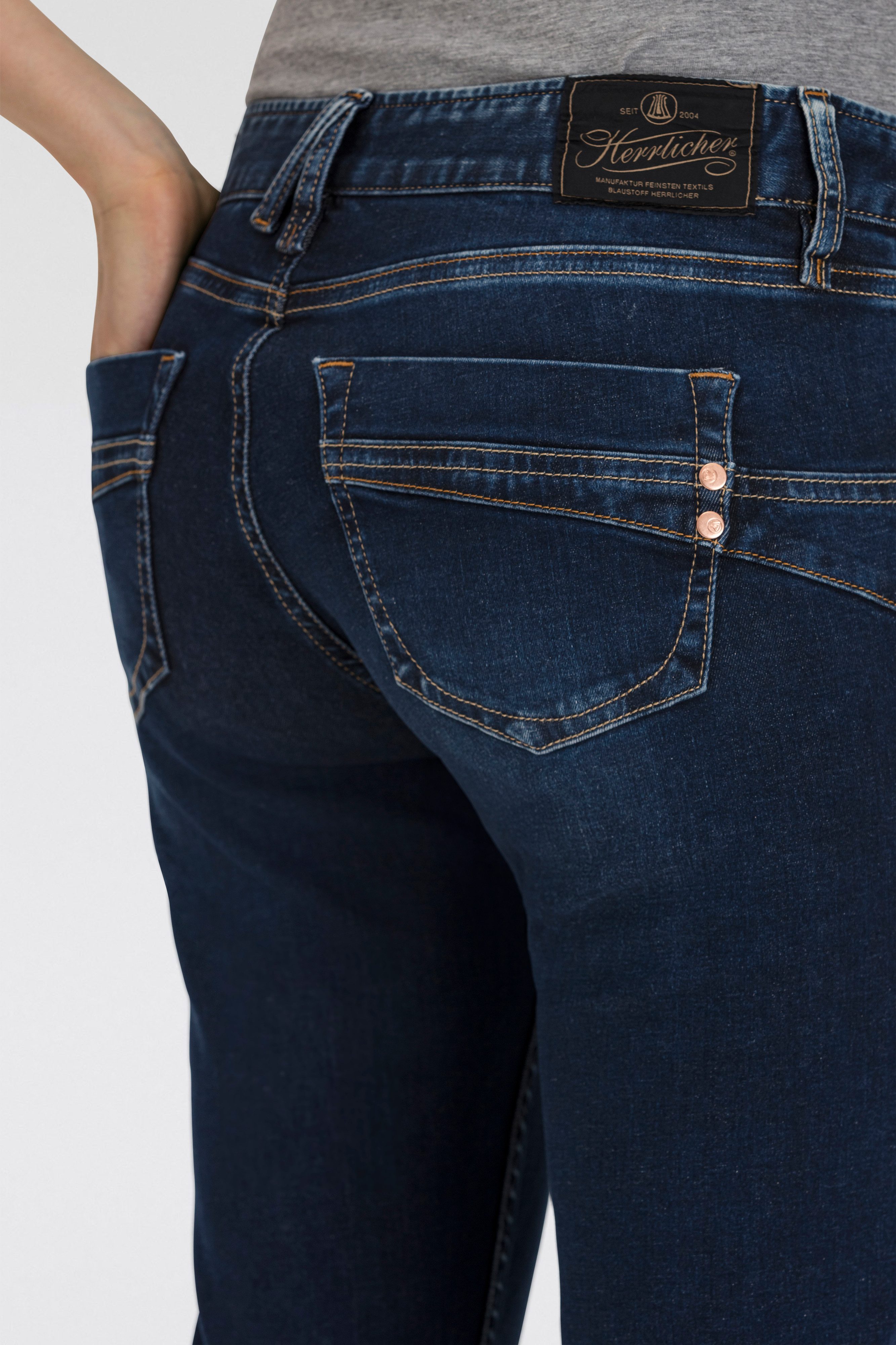 Herrlicher Slim fit jeans TOUCH CROPPED REUSED DENIM