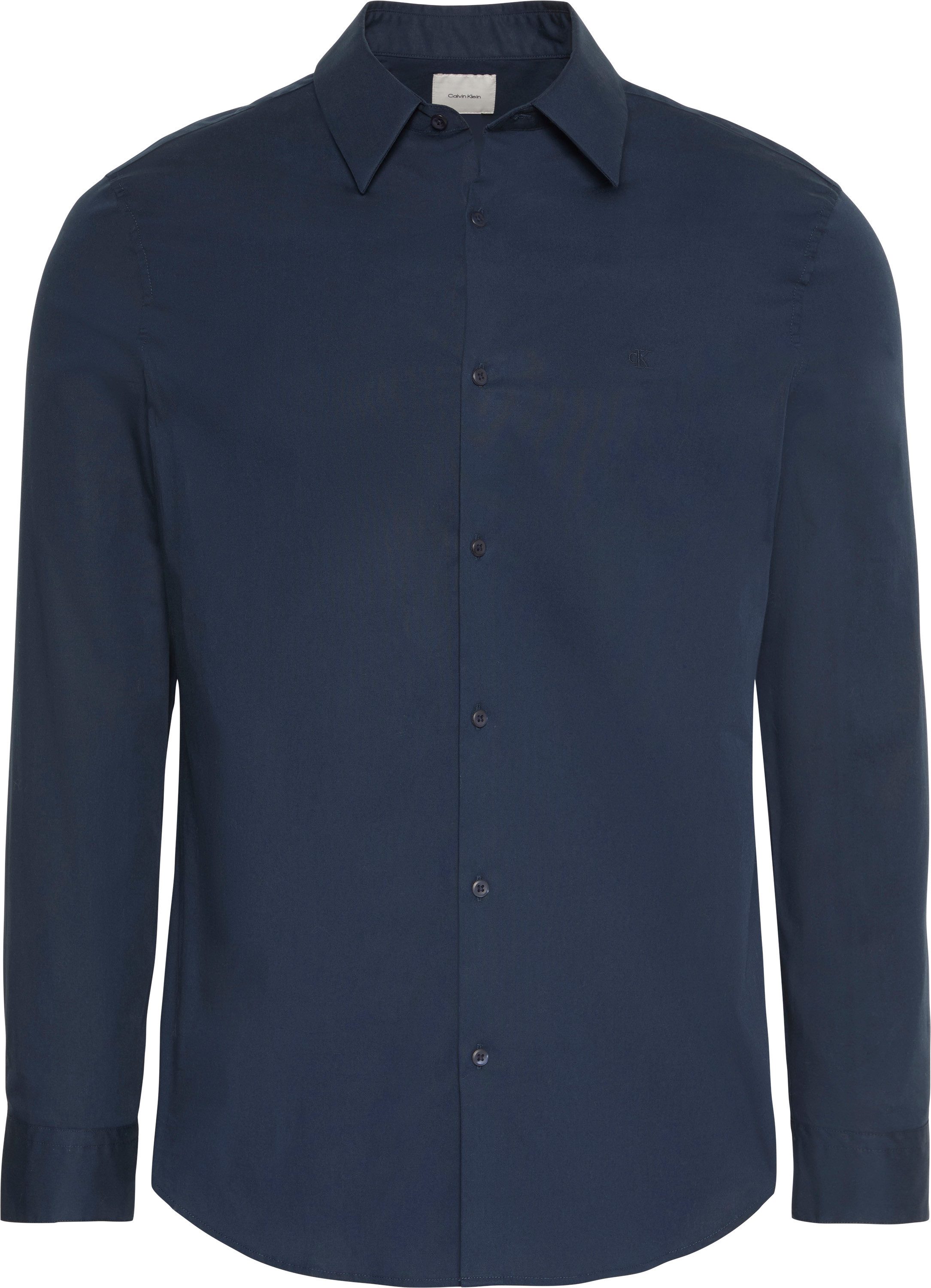 Calvin Klein Overhemd met lange mouwen LS SOLID STRETCH SLIM SHIRT