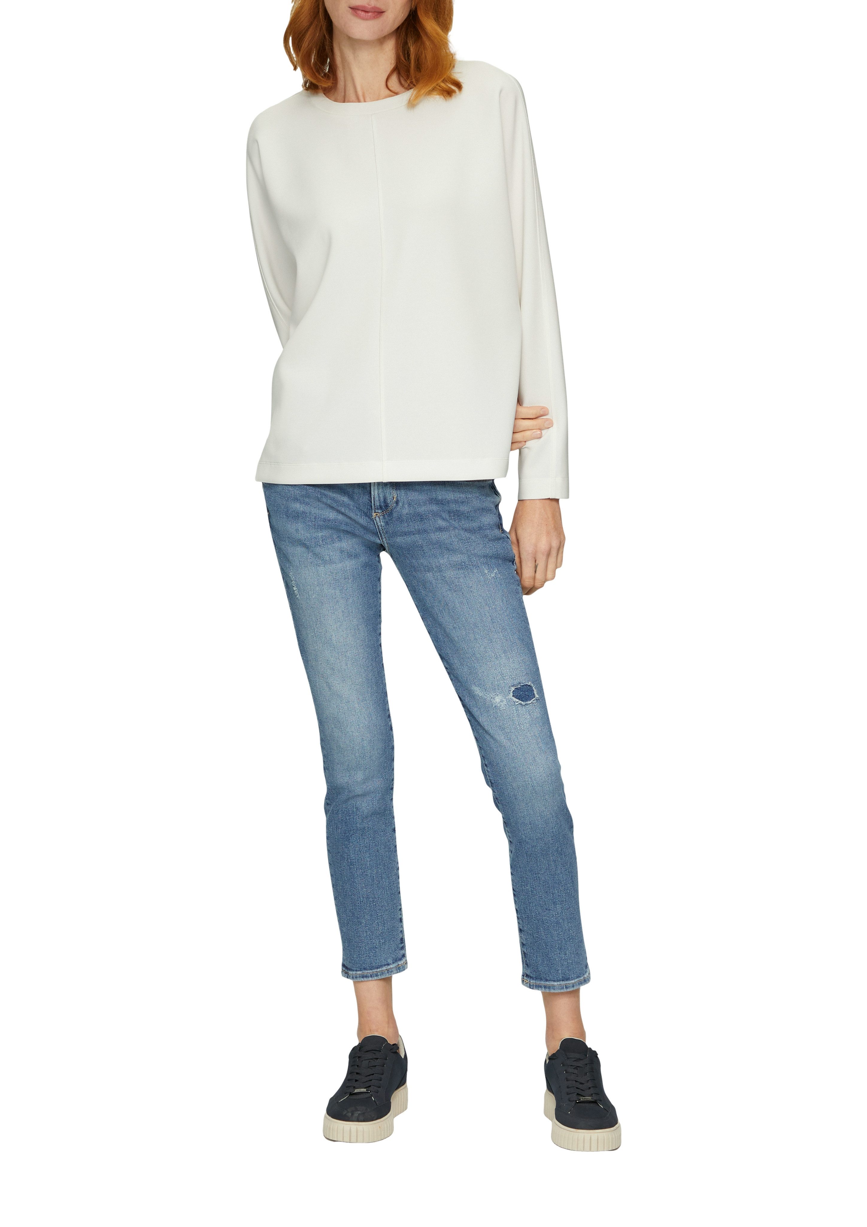 s.Oliver Sweatshirt met stretchaandeel