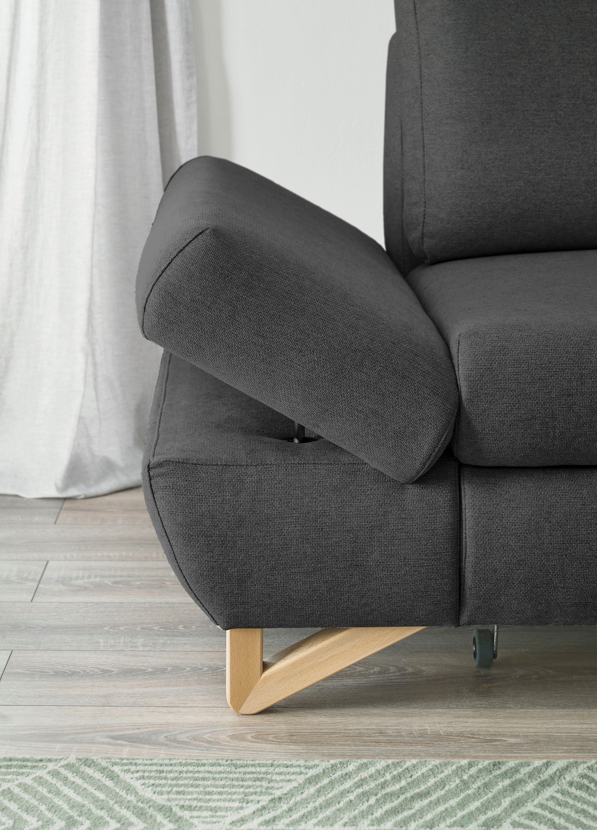 INOSIGN Slaapbank City/Giron comfortabele slaapbank (ligoppervlak 245 x 138 cm) en bedlade