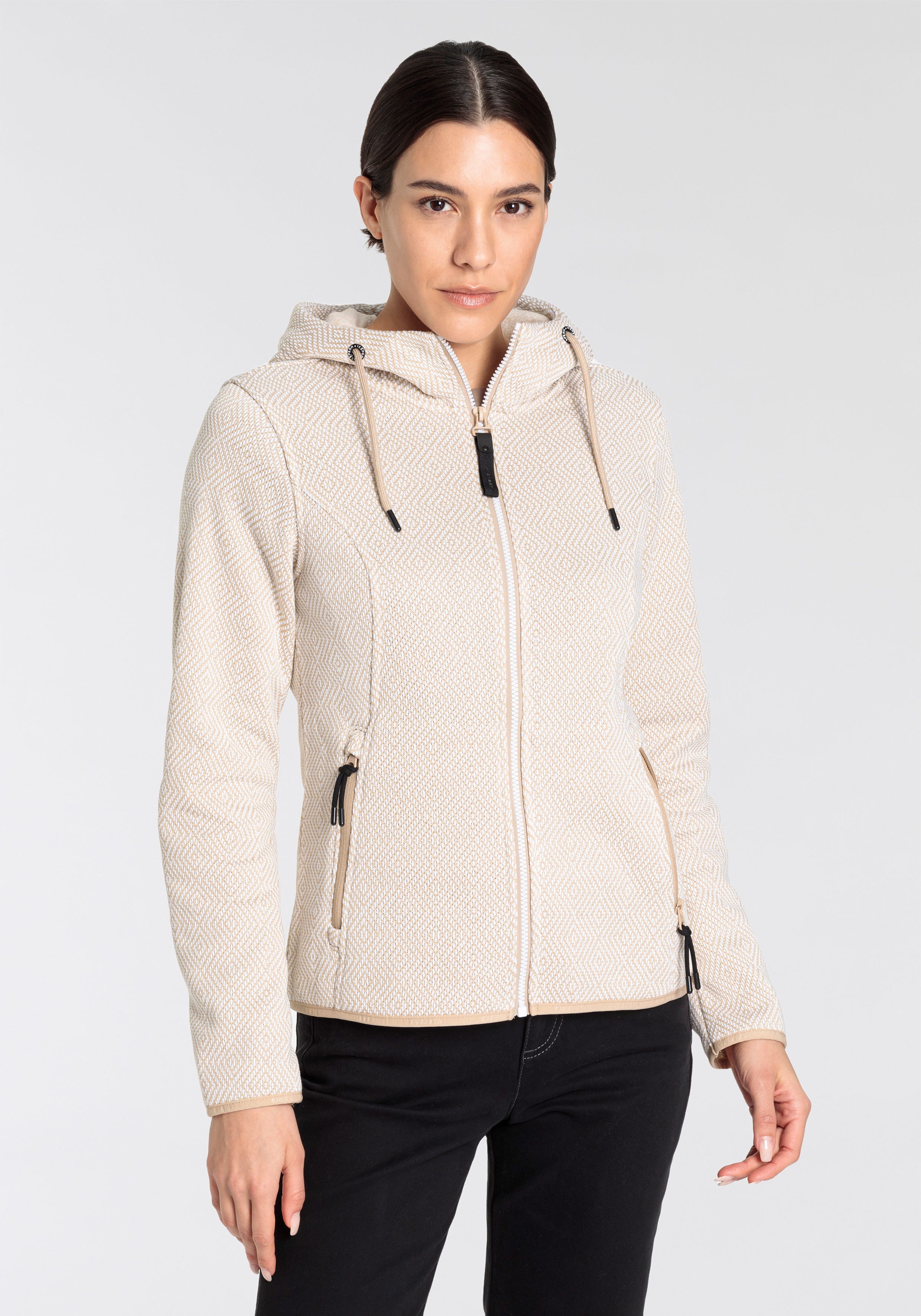 Icepeak Gebreid fleecejack D GEBREIDE FLEECEJAS ADRIAN Warm & Sneldrogend & Ademend (1 stuk)