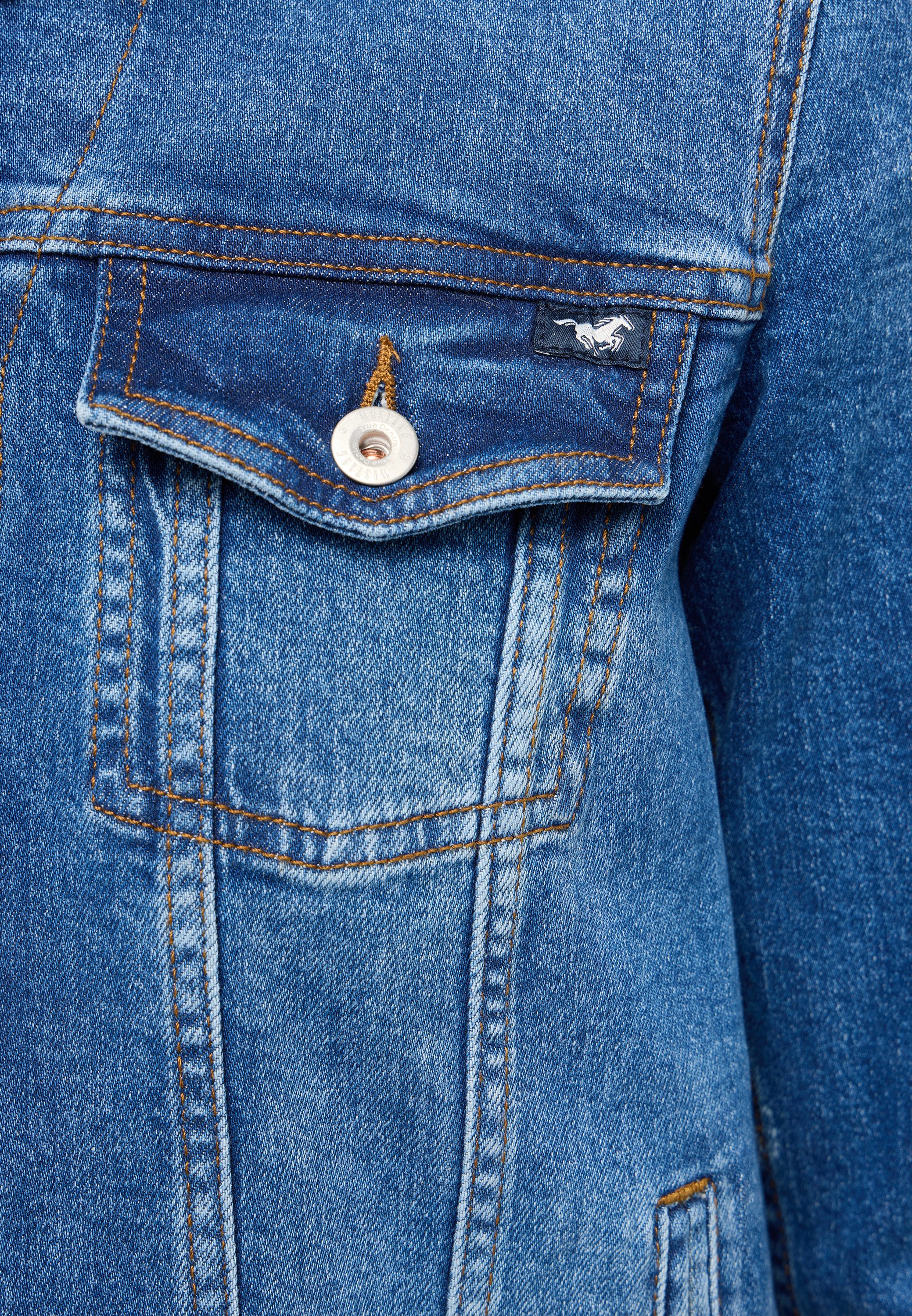 MUSTANG Outdoorjack Dames stijl Santa Rosa denim jas