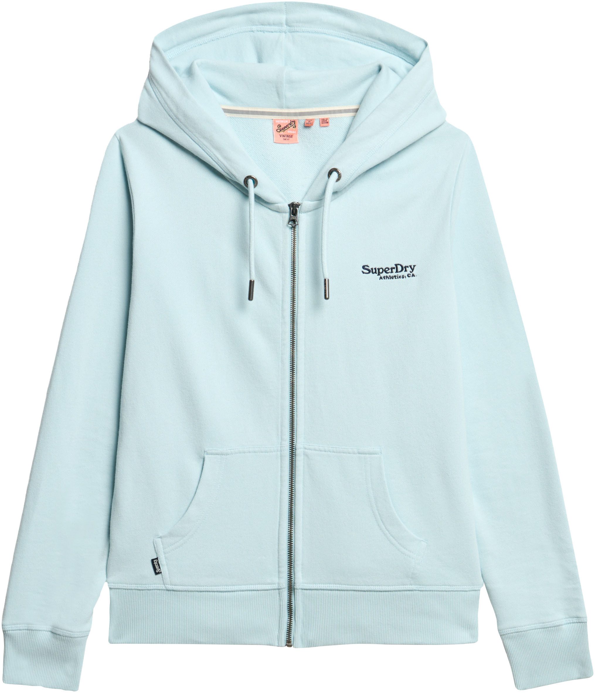 Superdry Capuchonsweatvest ESSENTIAL LOGO ZIP HOODIE HB