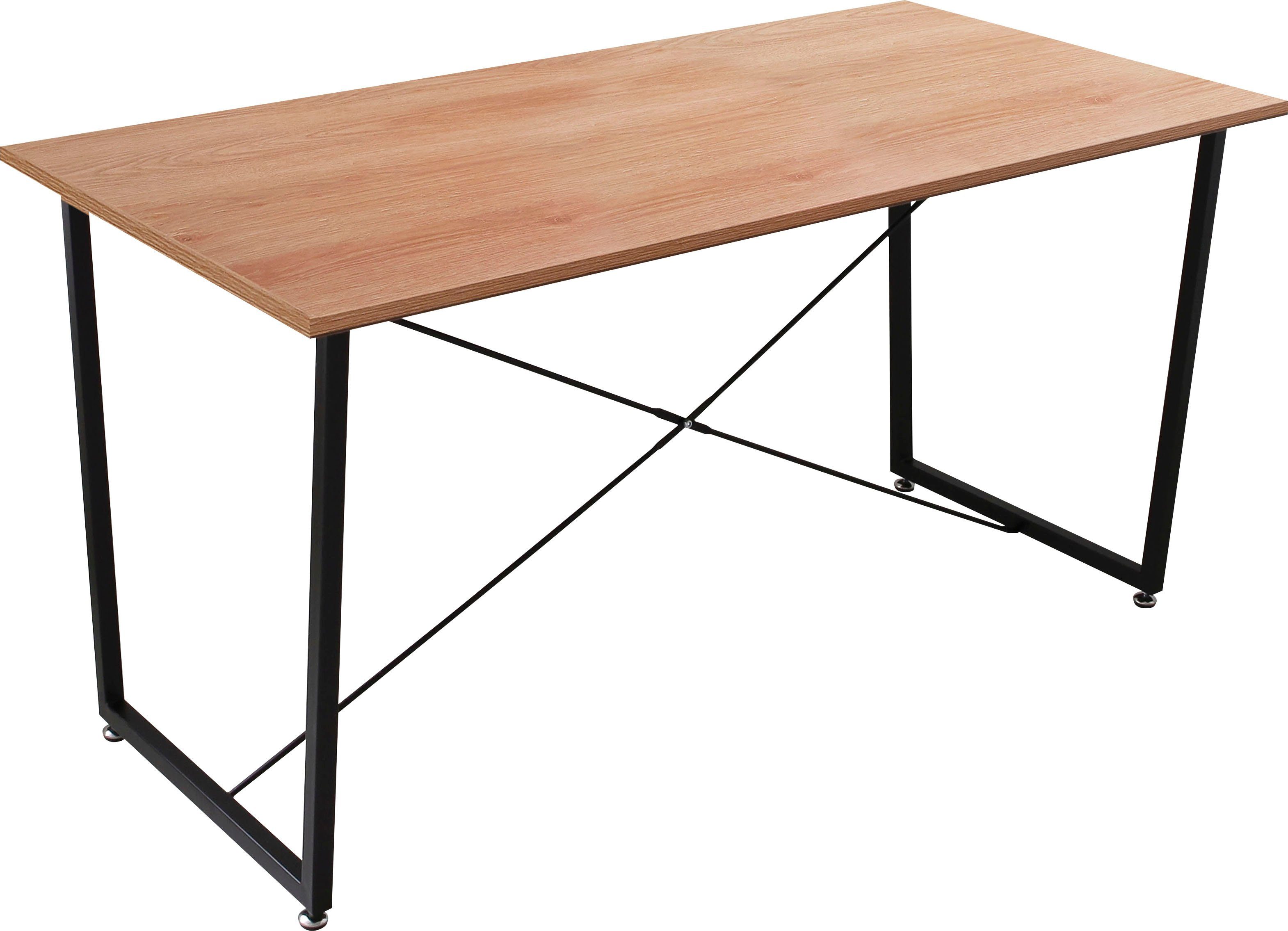 Home affaire Eettafel Aage Acacia-decor, breedte 140 cm