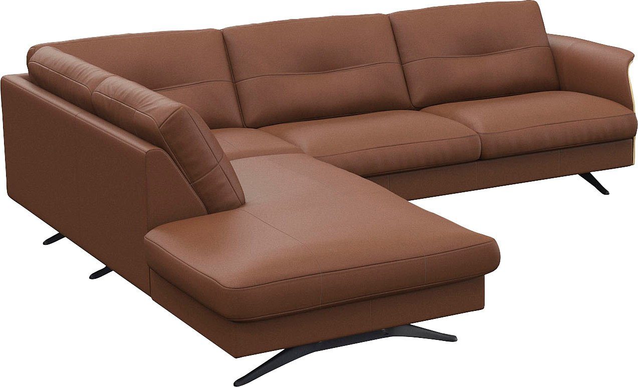 FLEXLUX Hoekbank Glow comfortabel en comfortabel door hoogwaardige zitconstructie, L-vorm