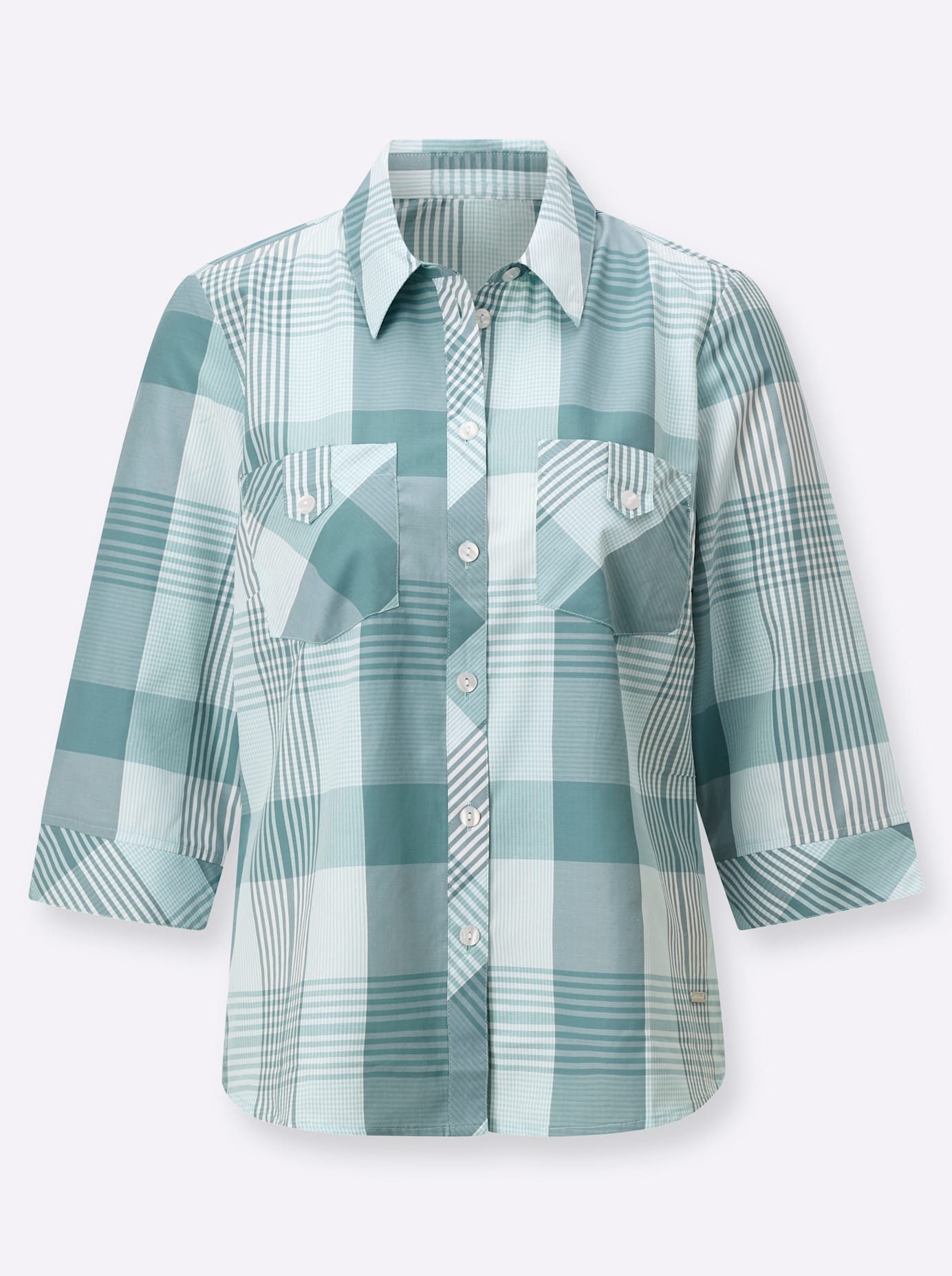 Casual Looks Geruite blouse