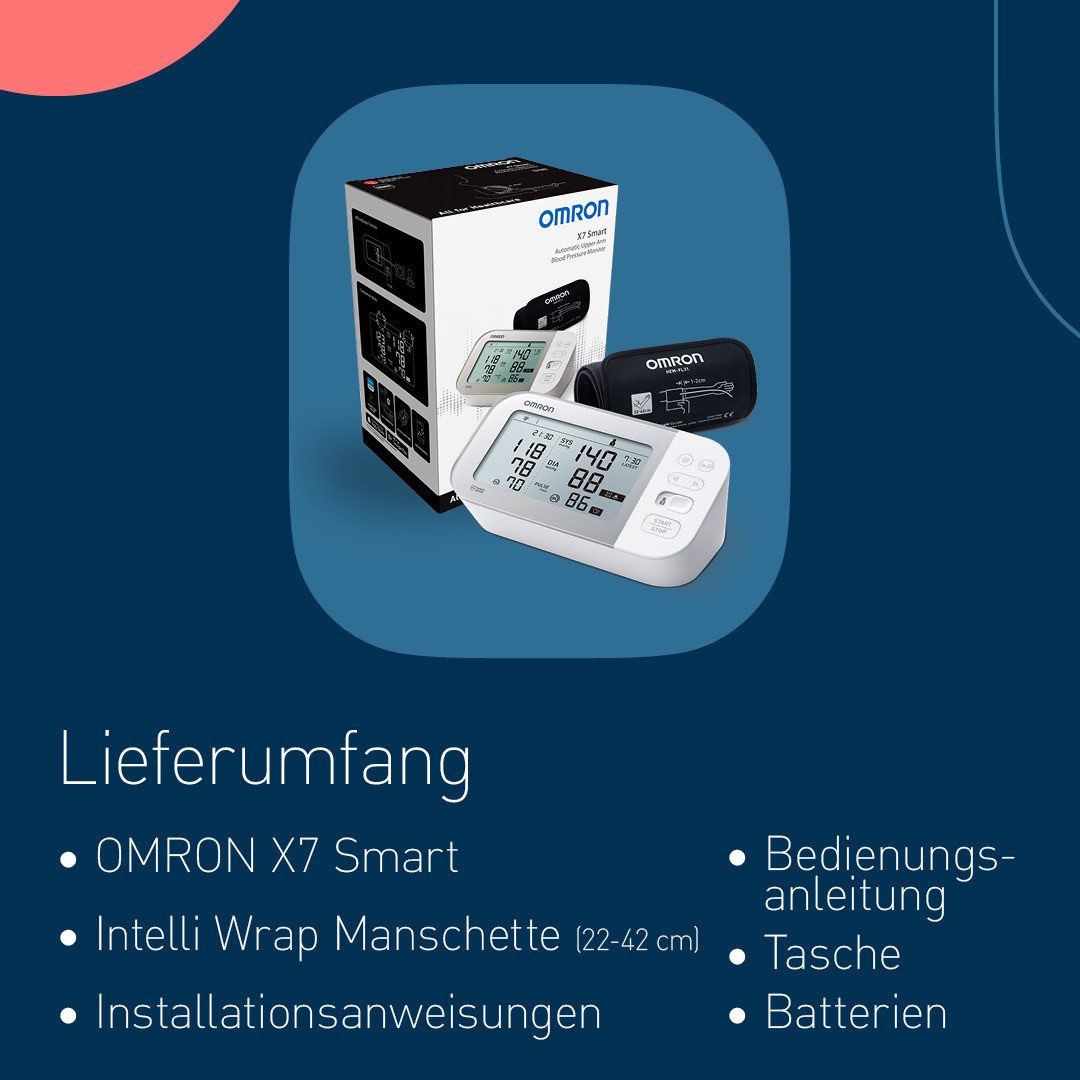 Omron Bovenarm-bloeddrukmeter X7 Smart