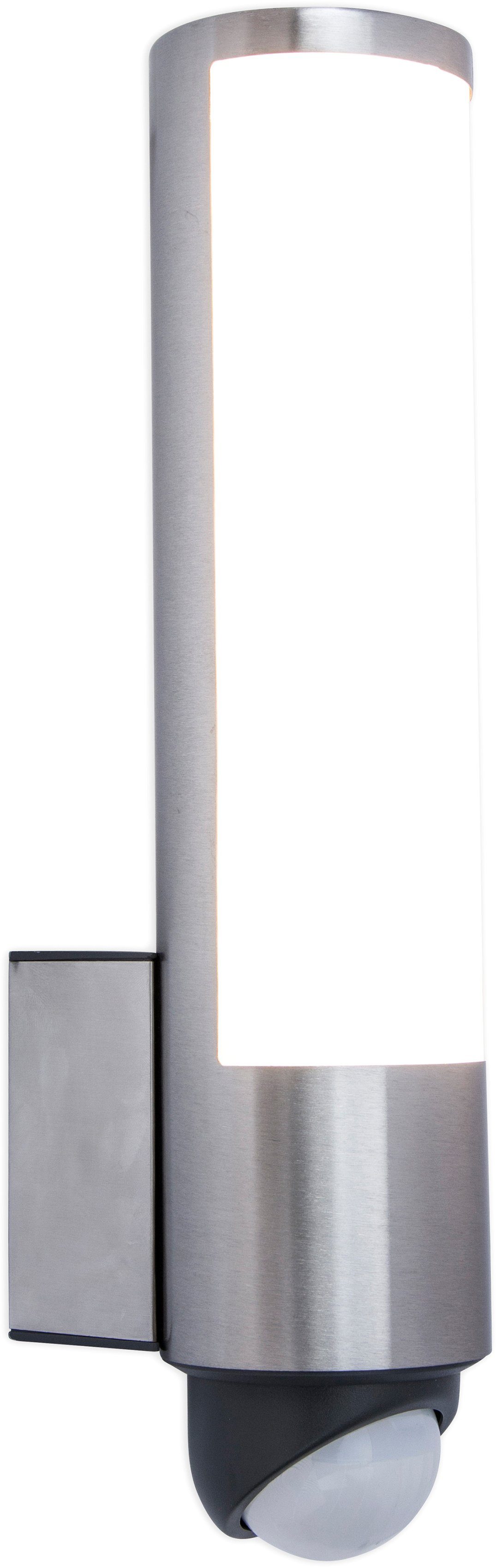 LUTEC Ledwandlamp voor buiten Leda (1 stuk) tuinlampen zilver(kleur)