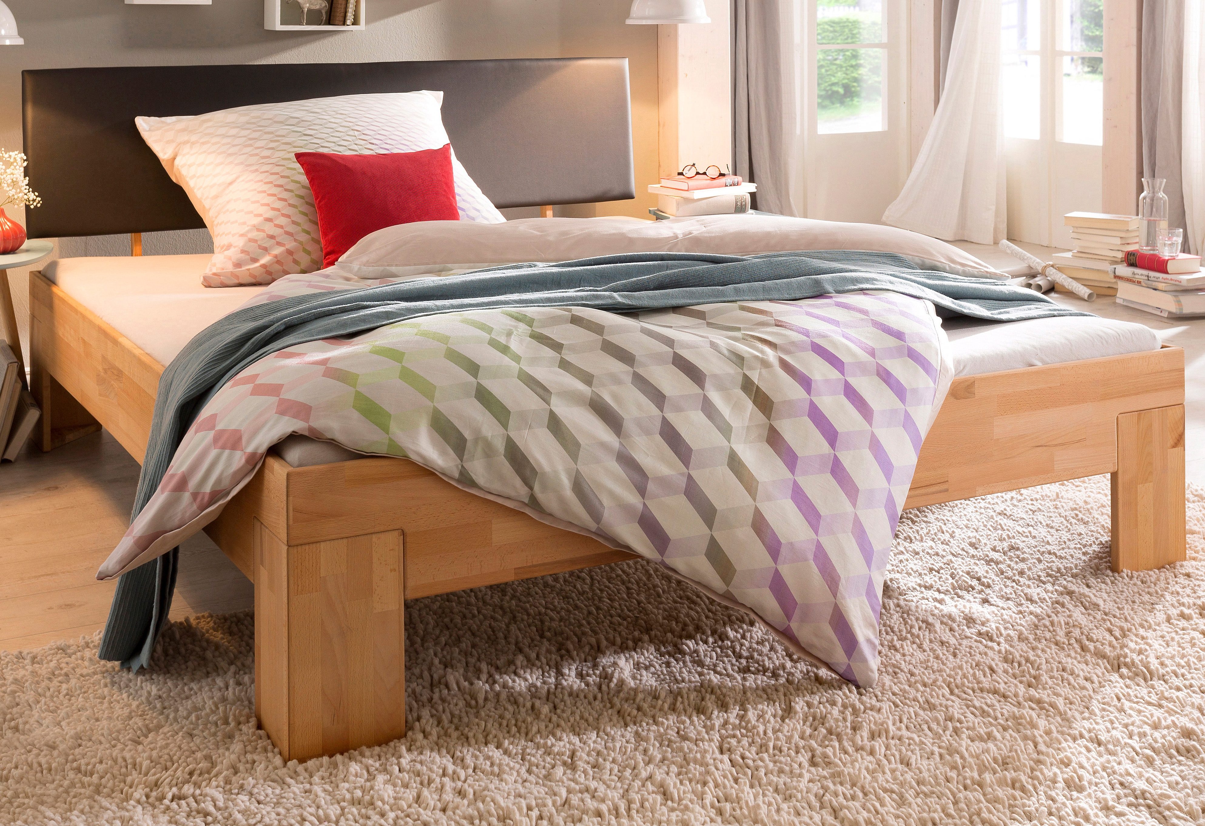 Home affaire Massief houten ledikant Toronto optioneel met of zonder hoofdsteun, van fsc®-gecertificeerd beukenhout