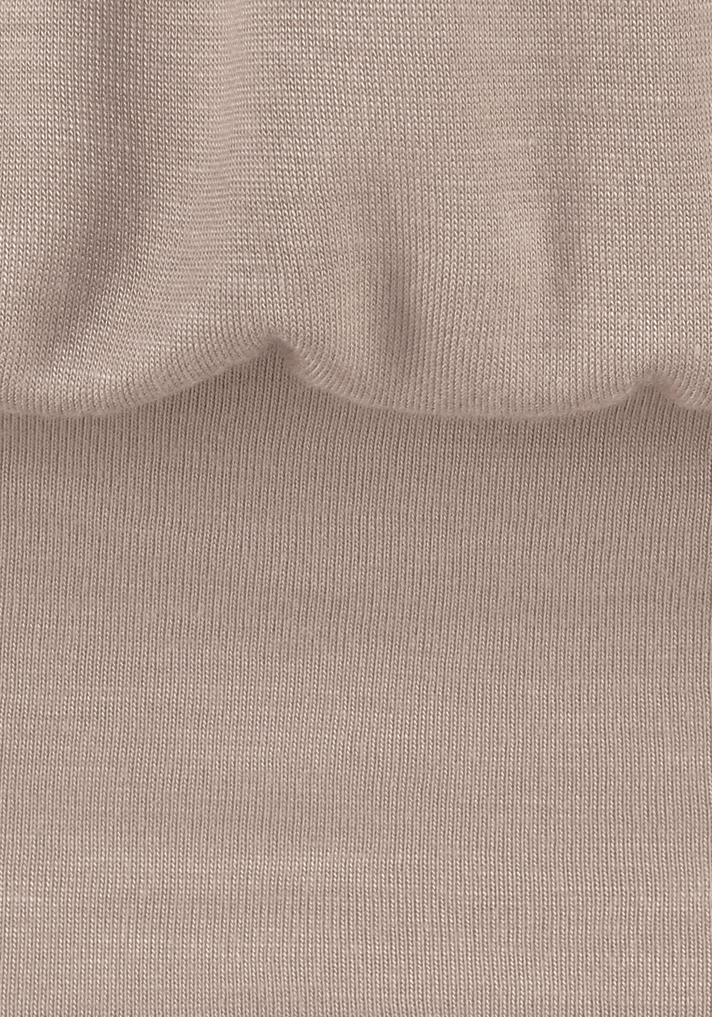 Lascana Shirt met V-hals met brede elastische tailleband, t-shirt met v-hals, basic