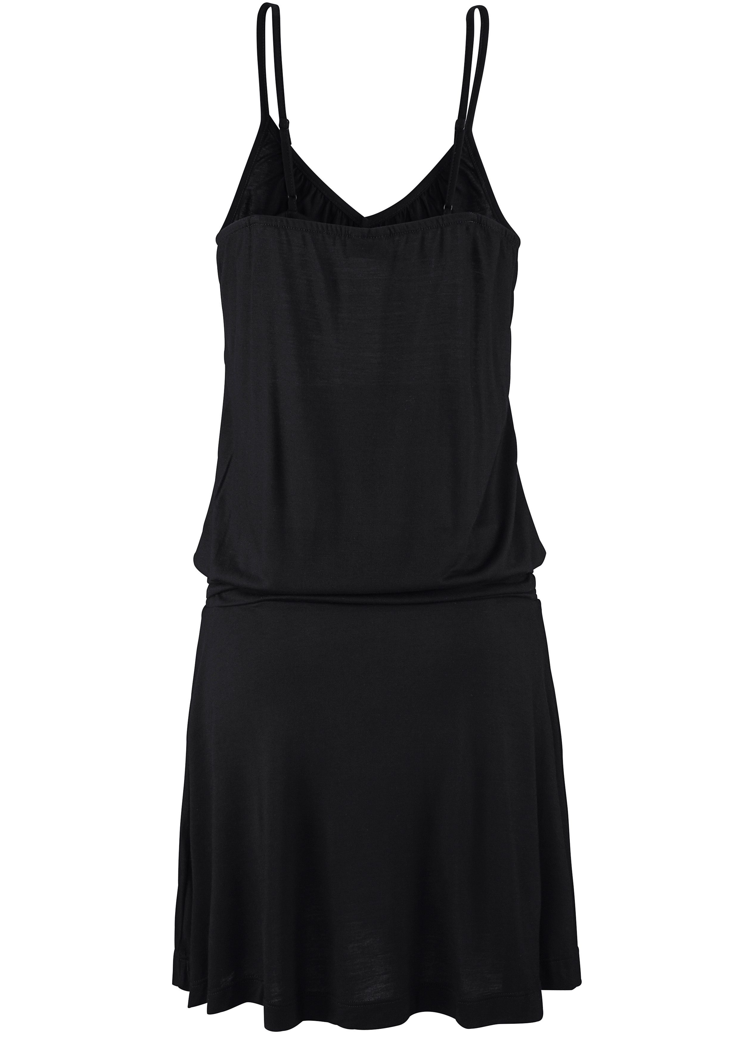 Beachtime Strandjurk van viscose-jersey met verstelbare bandjes, korte zomerjurk