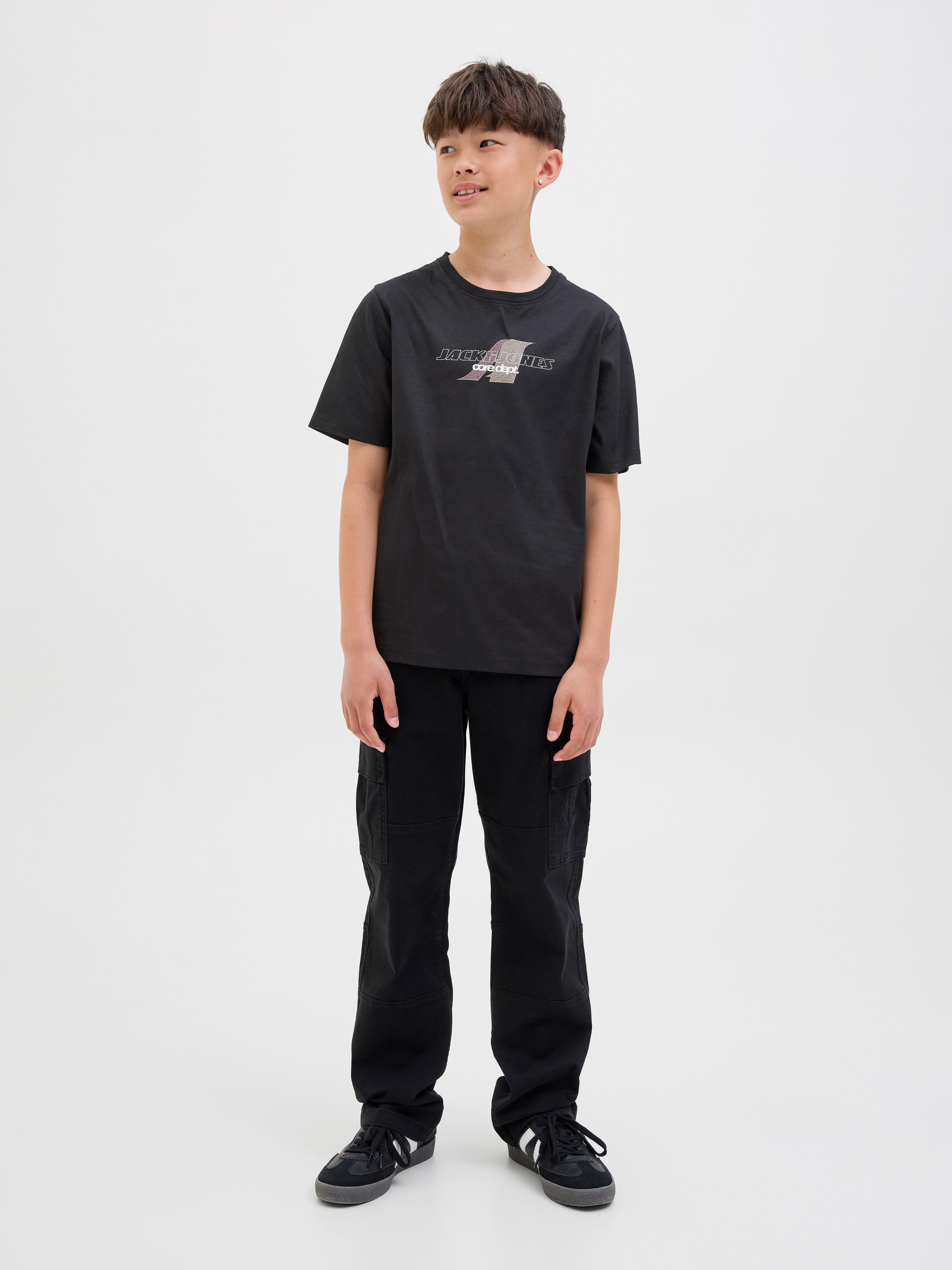 Jack & Jones Junior T-shirt JCOTIER FRONT PRINT TEE SS CN SN JNR