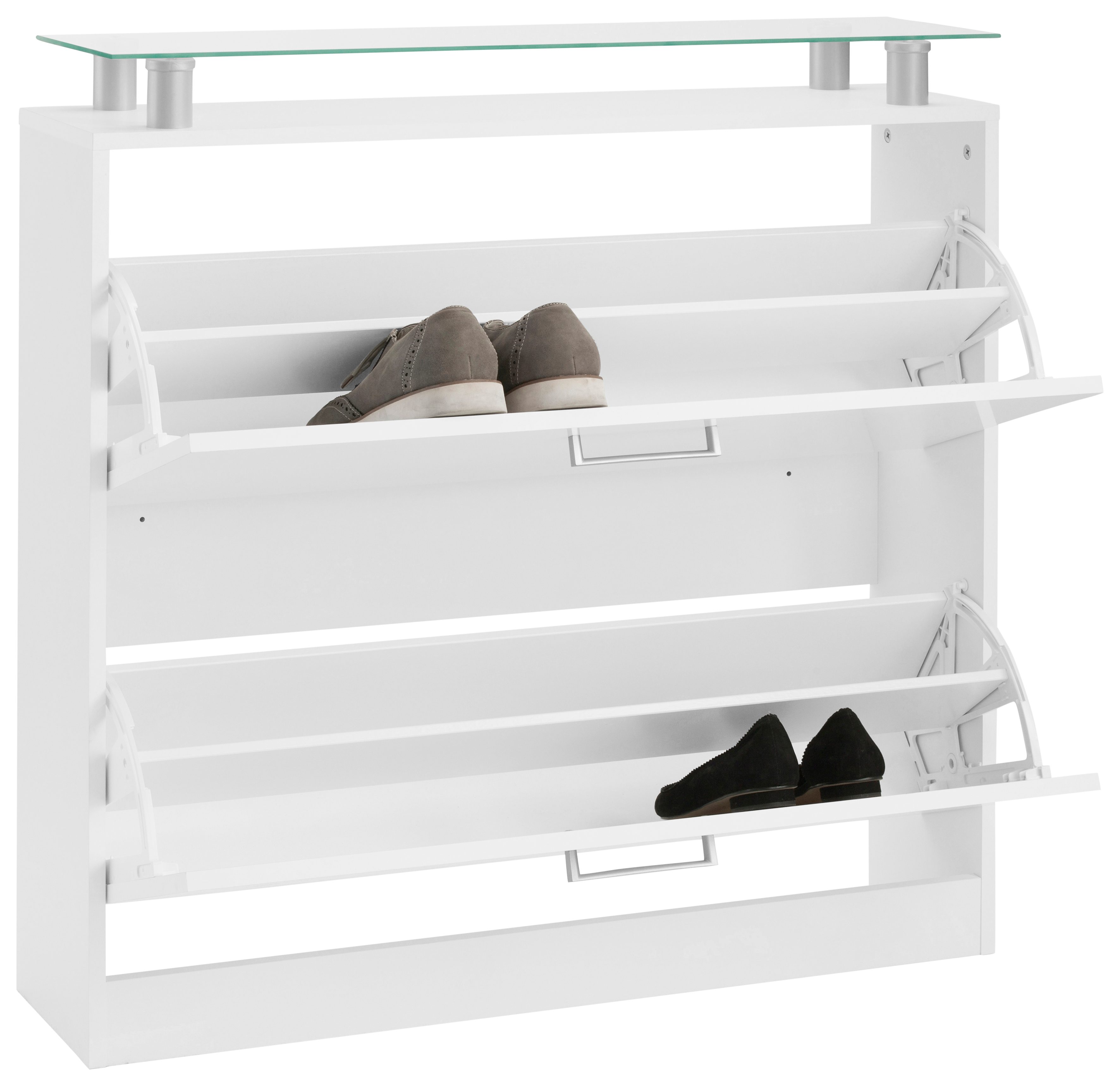 borchardt Möbel Schoenenkast Finn Breedte 89 cm, met glasplaat