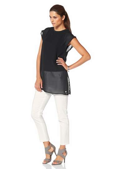 BRUNO BANANI Blousetop met korte mouwen BRUNO BANANI Blousetop met korte mouwen