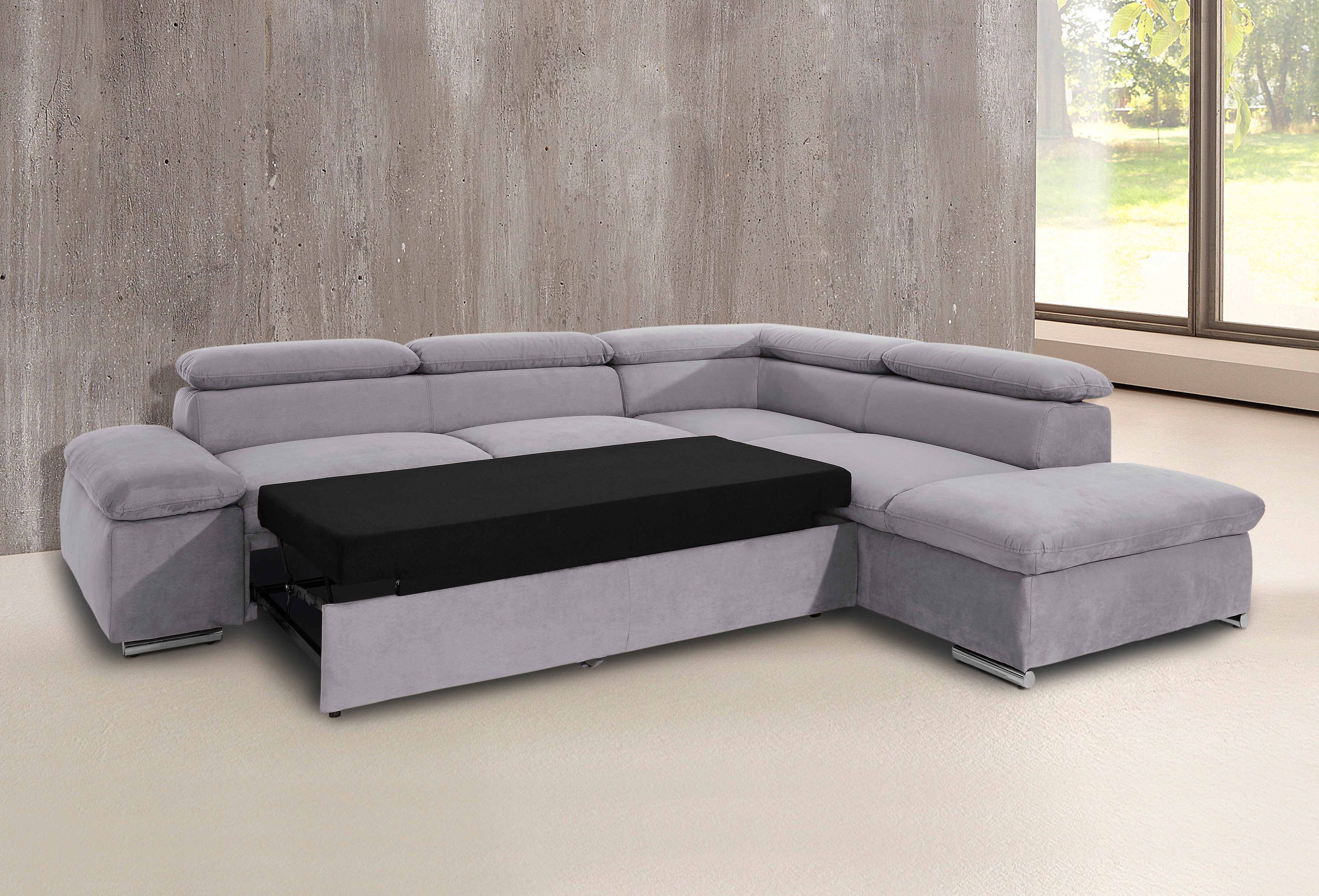 sit&more Hoekbank Alcatraz L-vorm optioneel met slaapfunctie