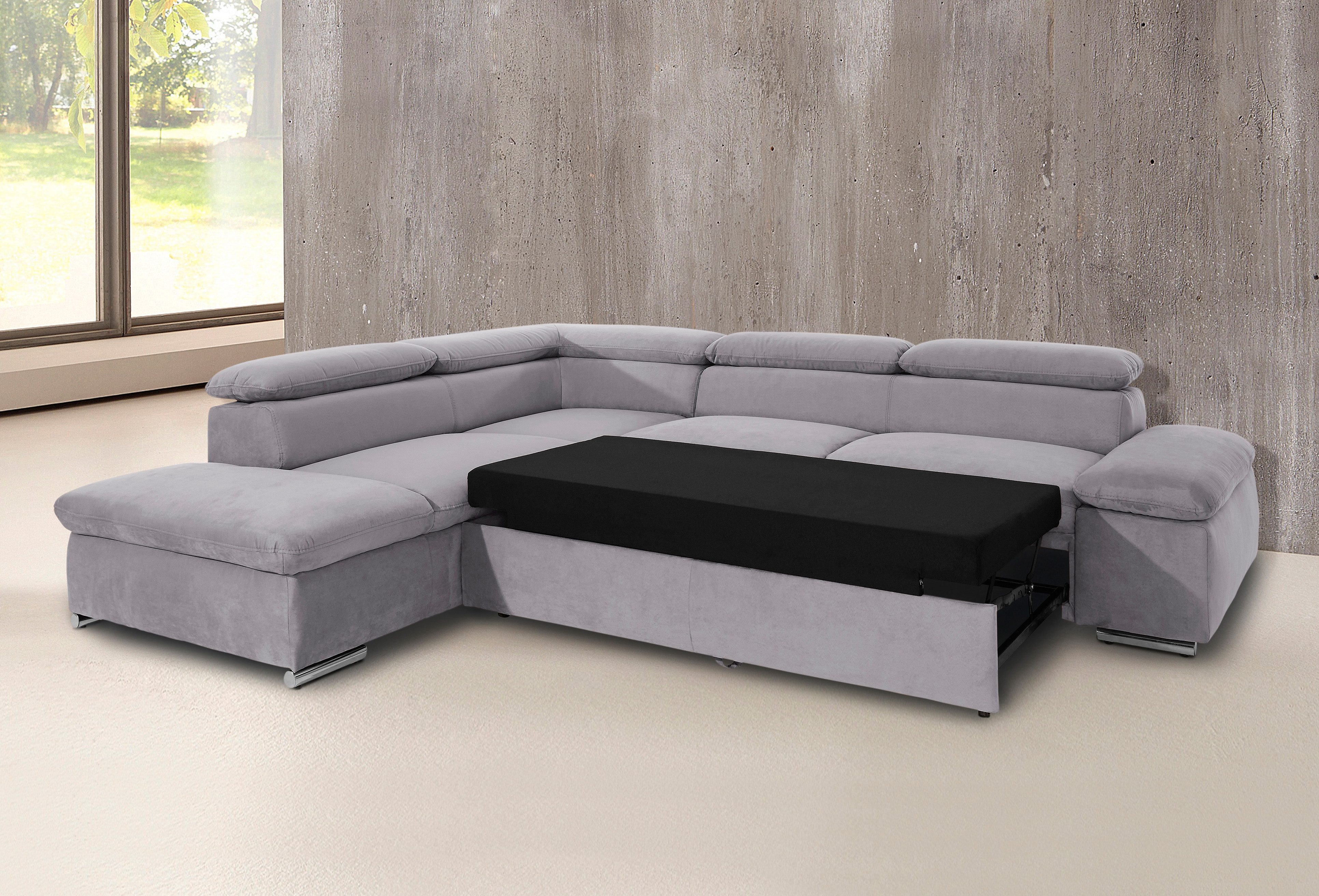 sit&more Hoekbank Alcatraz L-vorm optioneel met slaapfunctie