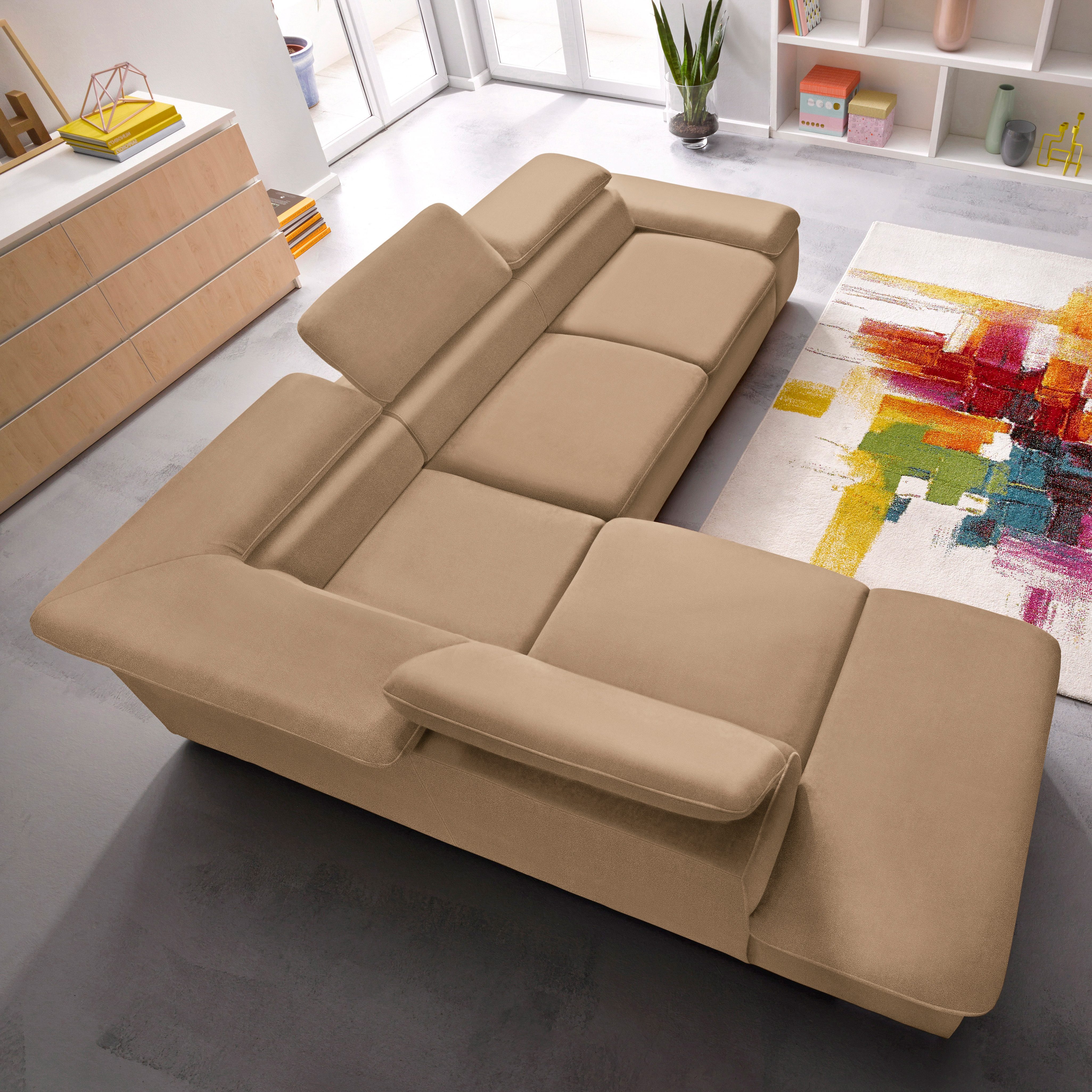 Sit&more Hoekbank Alcatraz L-vorm optioneel met slaapfunctie