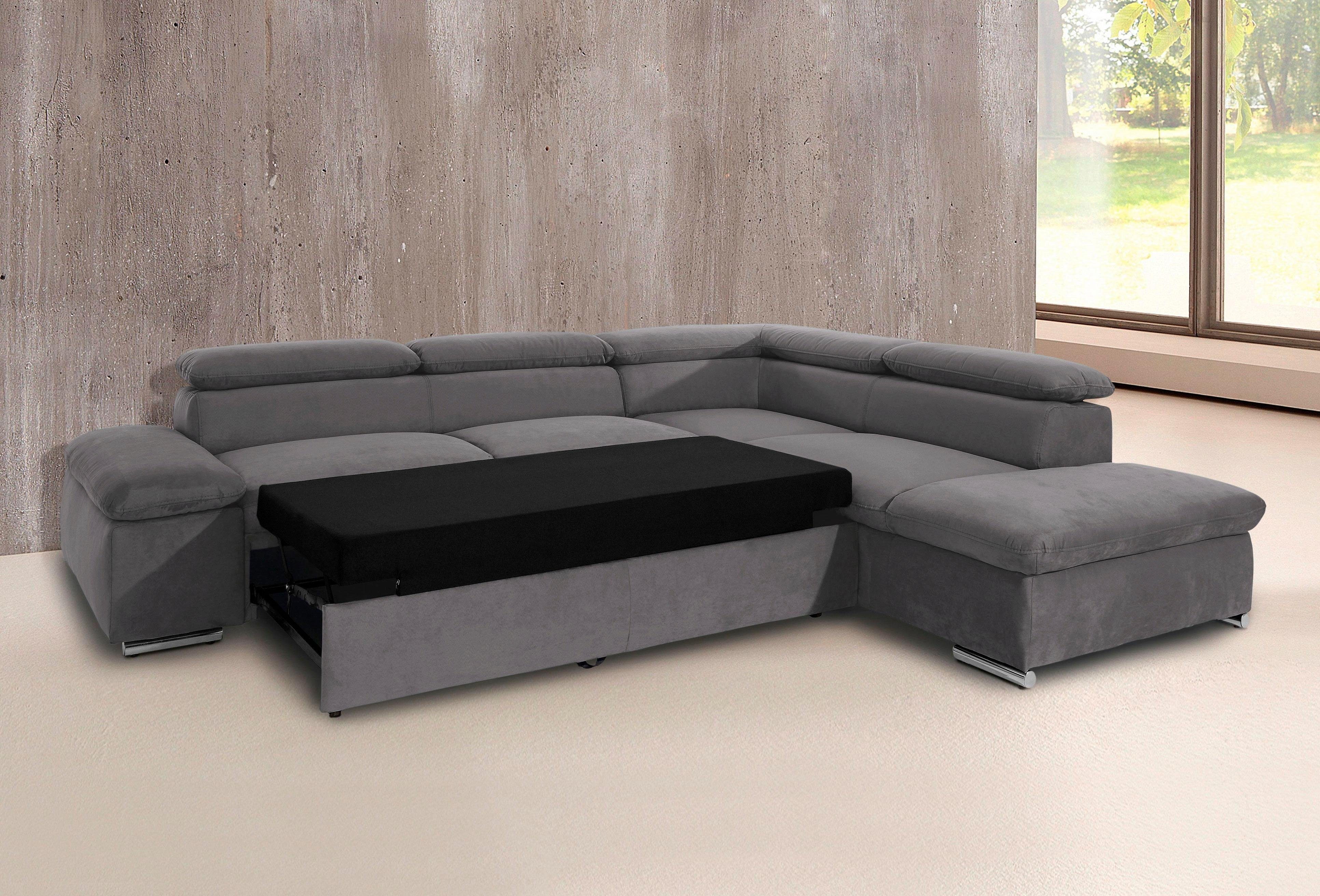 sit&more Hoekbank Alcatraz L-vorm optioneel met slaapfunctie