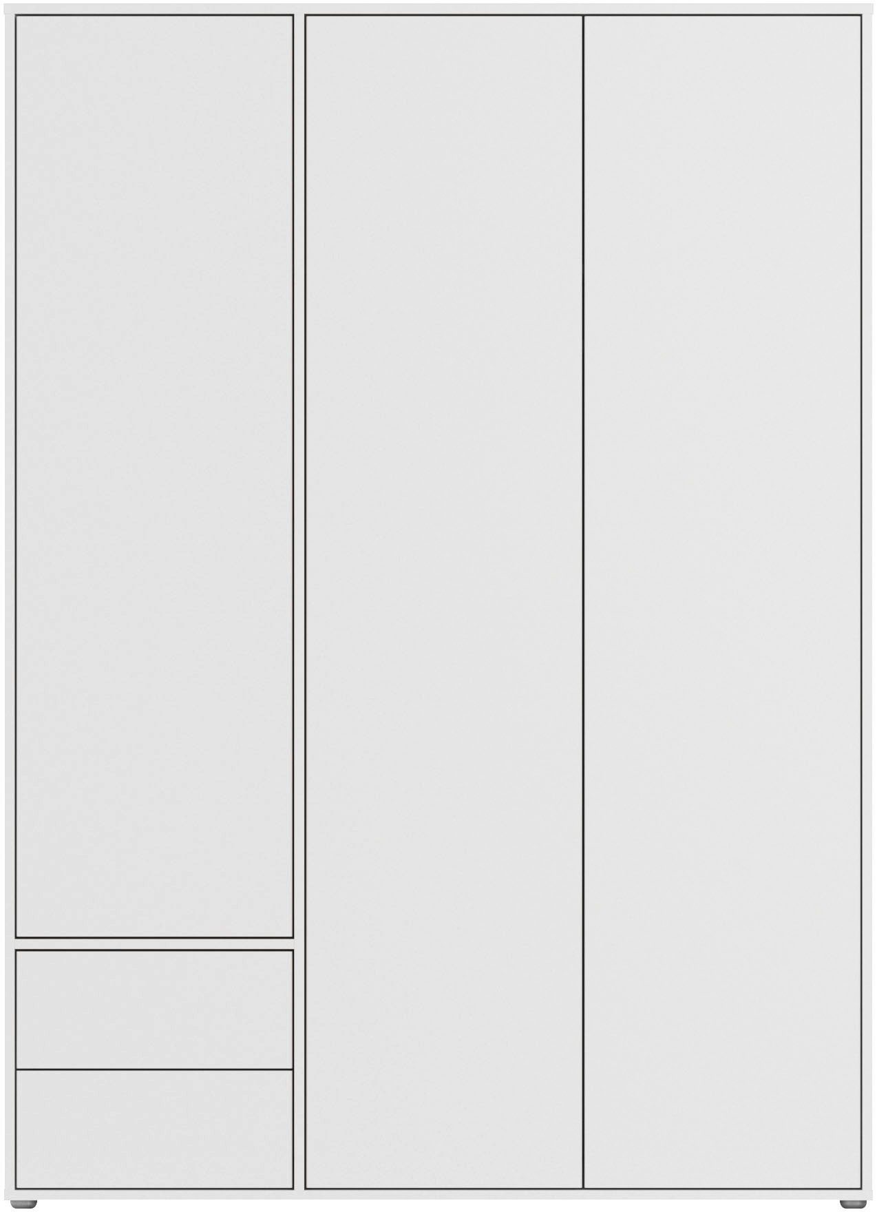 rauch Draaideurkast Kledingkast Kast Garderobe Wasmand NABILA veel Opbergruimte met 2 lades en push-to-open functie topseller made in germany