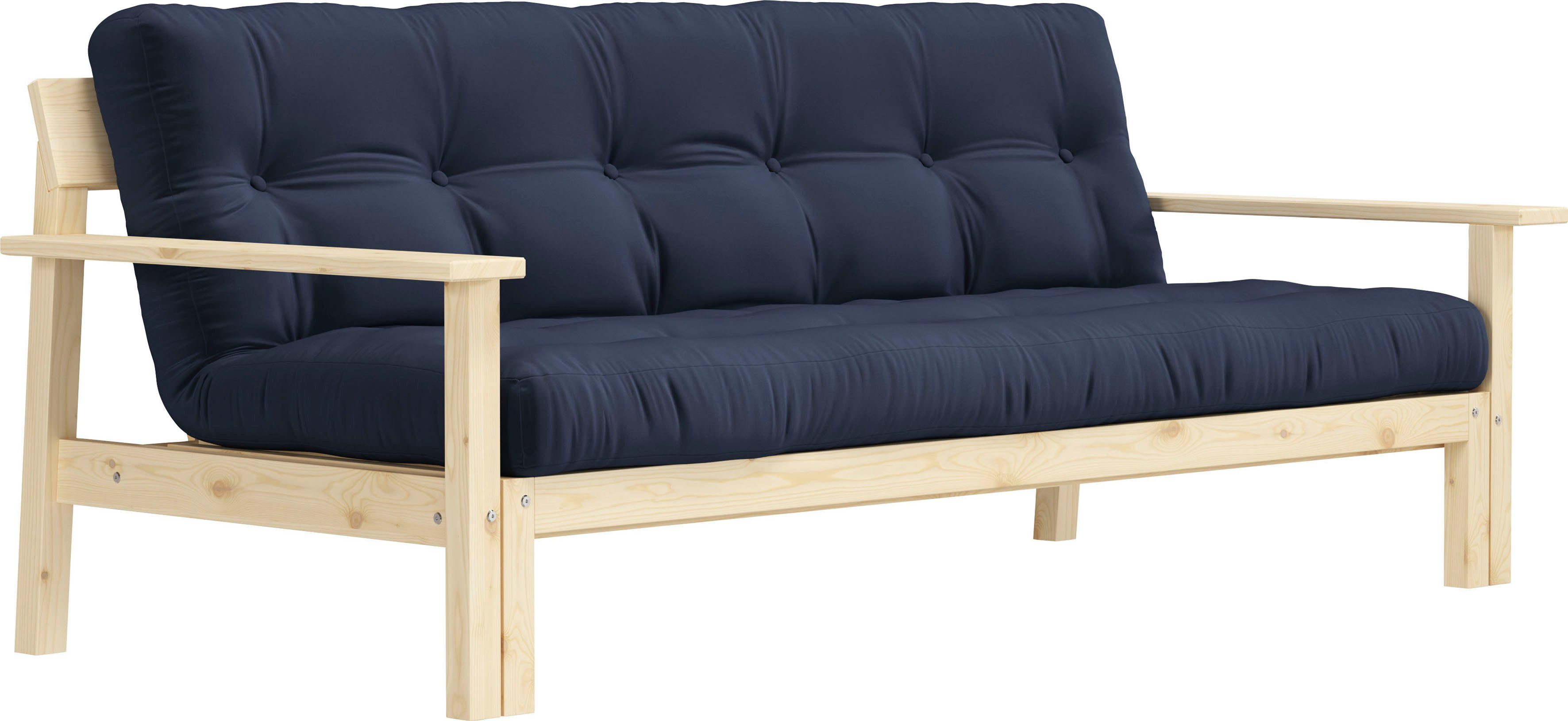 Karup Slaapbank Unwind Met houtstructuur, incl. futonmatras, ligoppervlak 130x190 cm