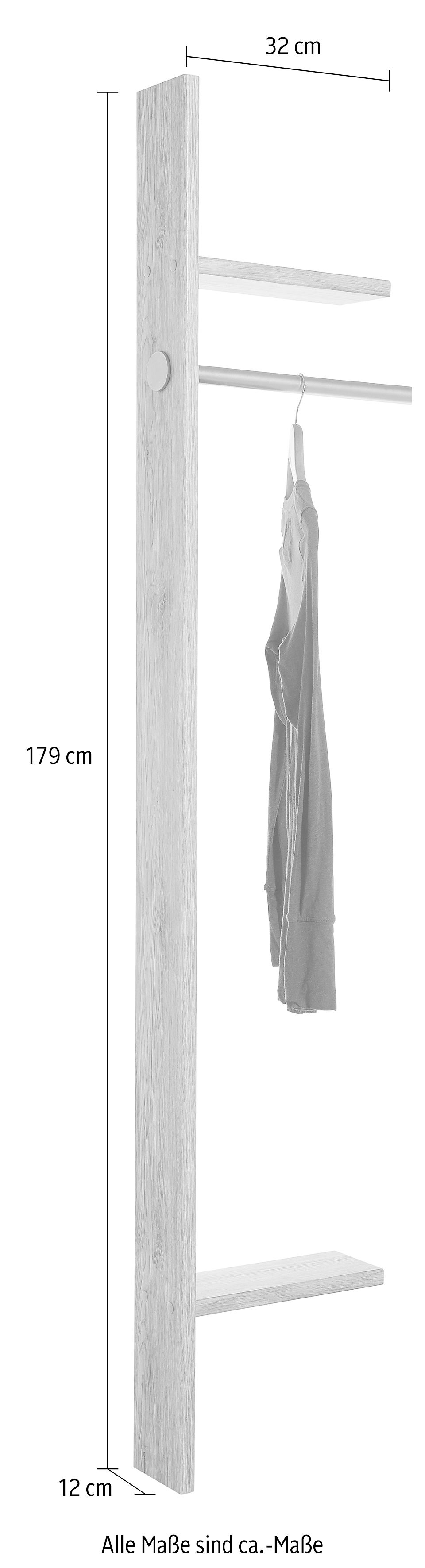 Wimex Garderobestang Joker Garderobe, ideaal voor kleine ruimtes