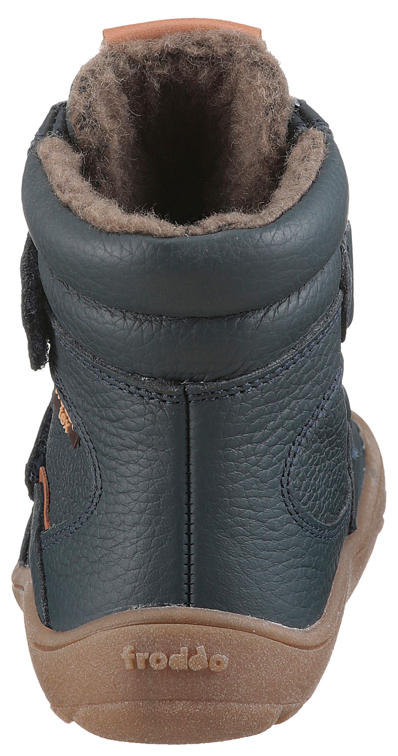 froddo® Barefootschoenen BAREFOOT TEX WINTER Winterlaarzen, klittenbandlaarzen, comfortabele schoen met wolvoering