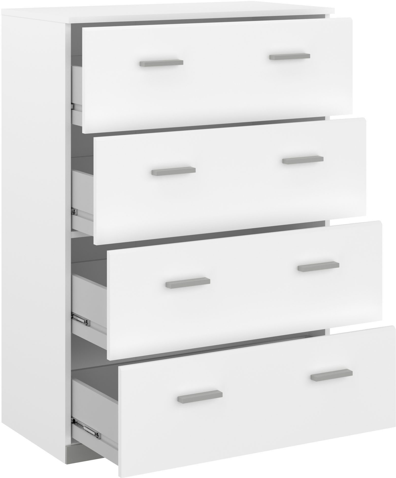 Parisot Tienerkamerset Parisot, Reverse 11 uittrekbaar bureau op wielen, veel opbergruimte, kledingkast (3-delig)