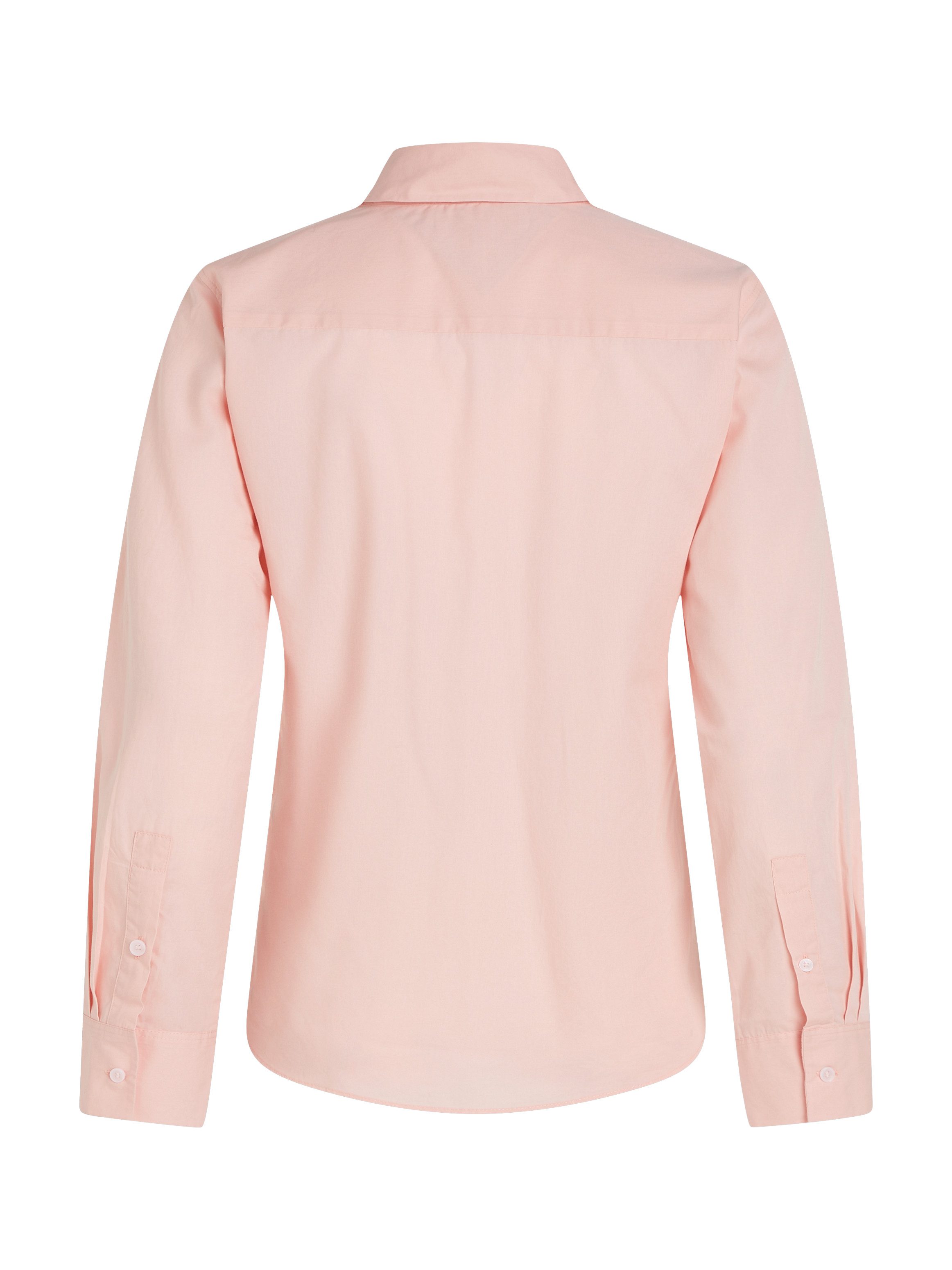 Tommy Hilfiger Overhemdblouse ESS POPLIN REGULAR SHIRT met popeline geborduurd logo