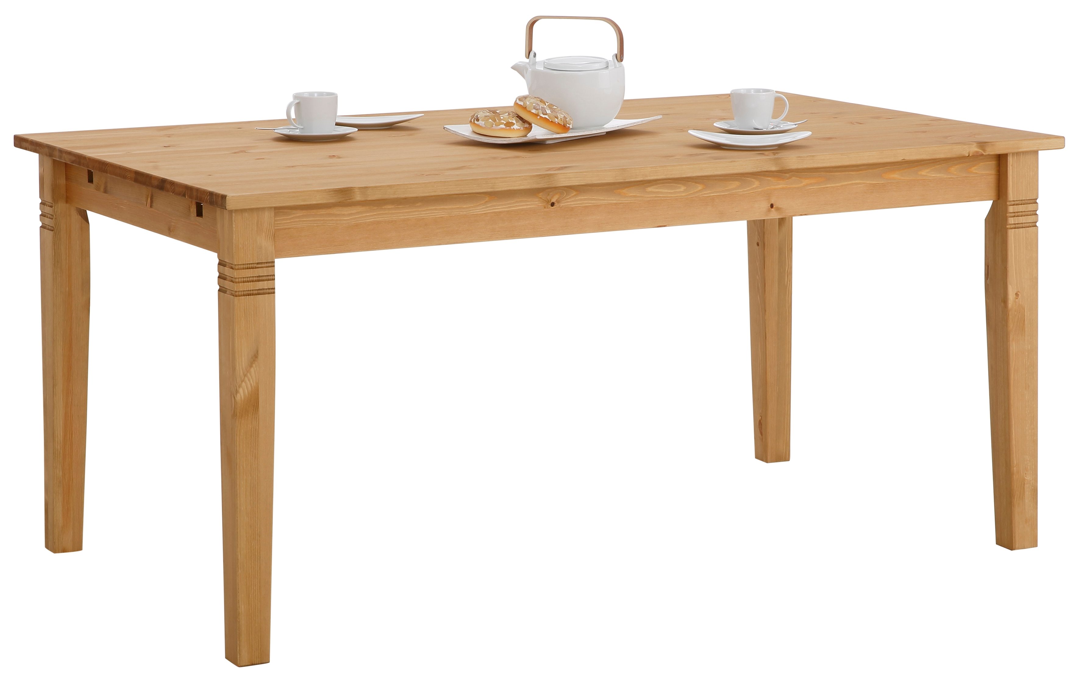 Home affaire Eettafel Danuta keuze met lade, van massief grenen, fsc®-gecertificeerd