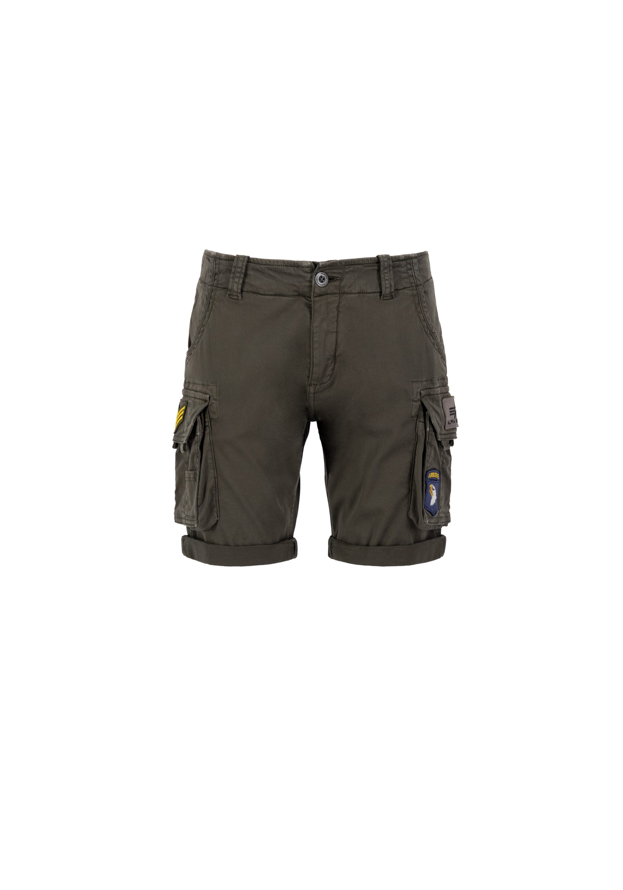 Alpha Industries Short Alpha Industries Men - Shorts Crew Short Patch heren broeken maat 38 grijs