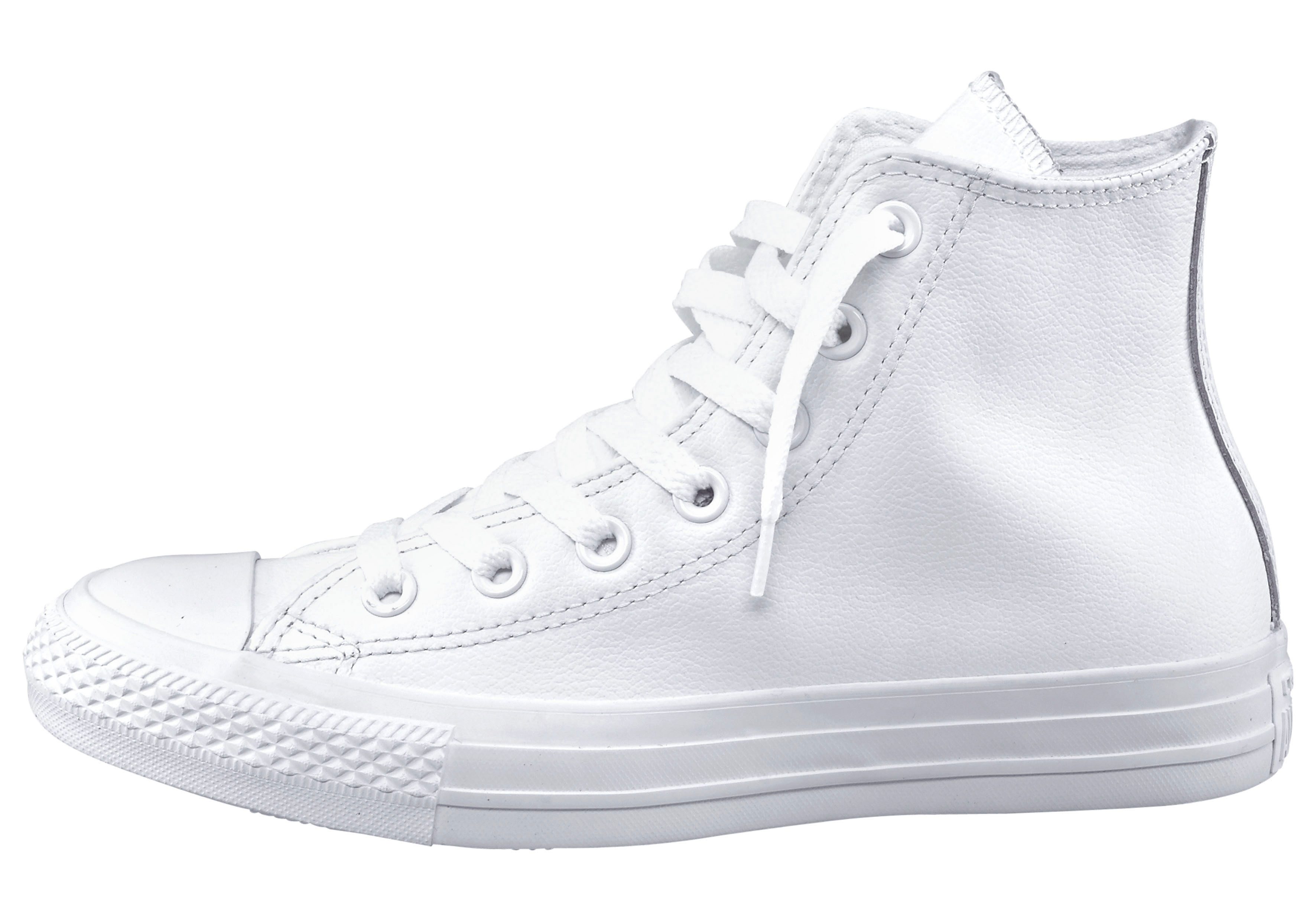 Converse Sneakers Chuck Taylor All Star Hi Monochroom Leer