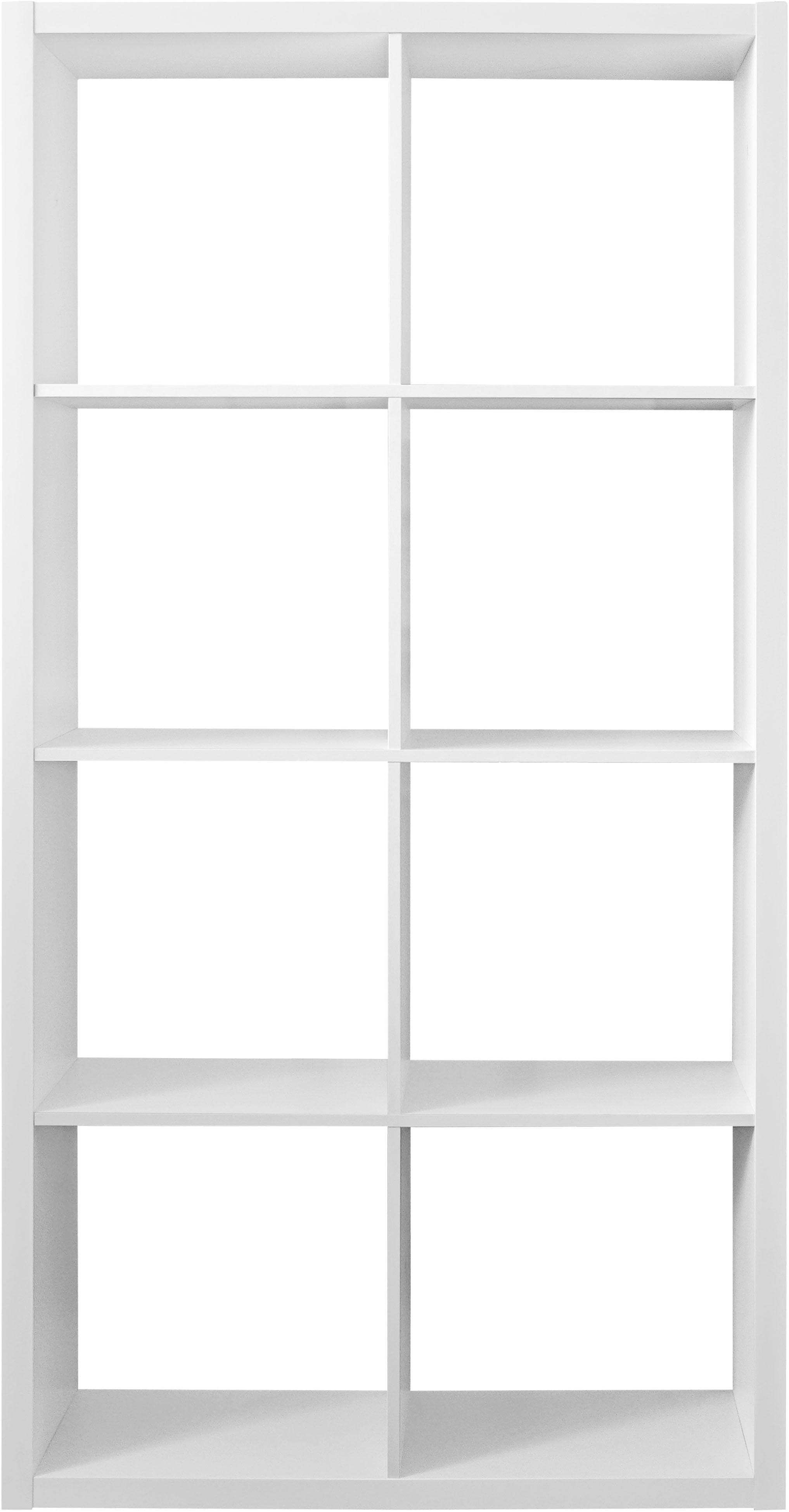INOSIGN Boekenkast IZOLA, roomdivider, ordnerstelling, kubusrek, met 6 of 8 vakken, liggend en staand(b/d) 76x37 cm