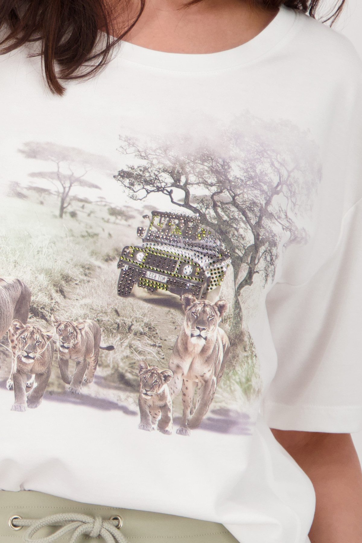 Monari Shirt met ronde hals Met een ronde hals